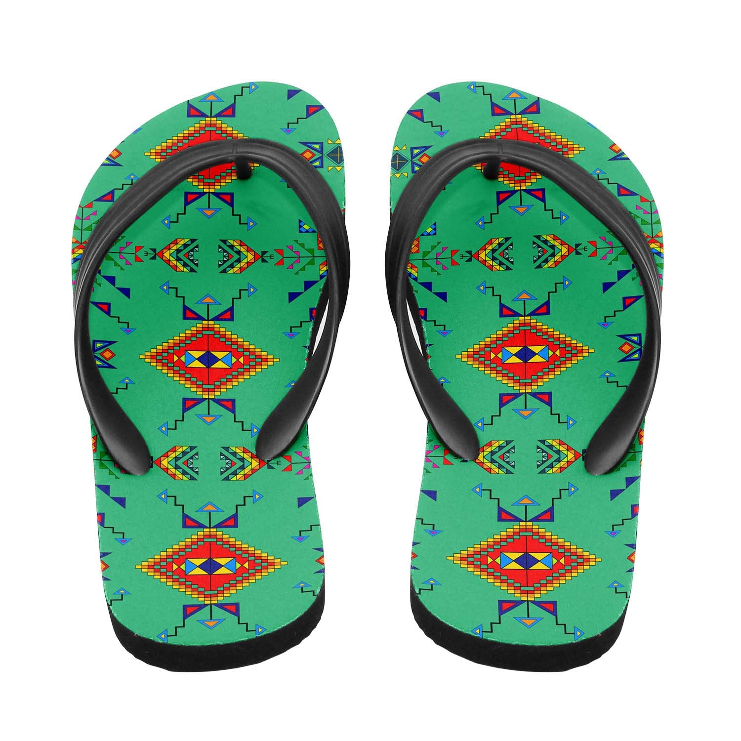 Buffalo Jump Sage Flip Flops