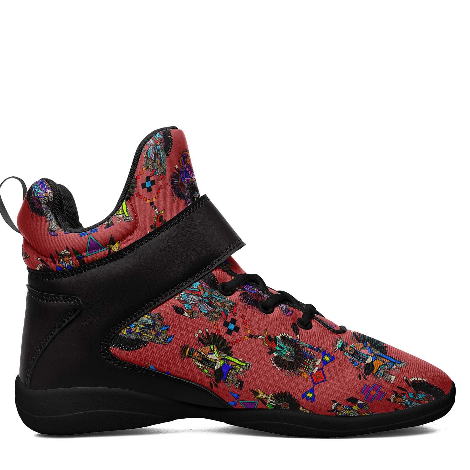 Men's Tradish Dancers Terra Cotta Ipottaa Basketball / Sport High Top Shoes - Black Sole