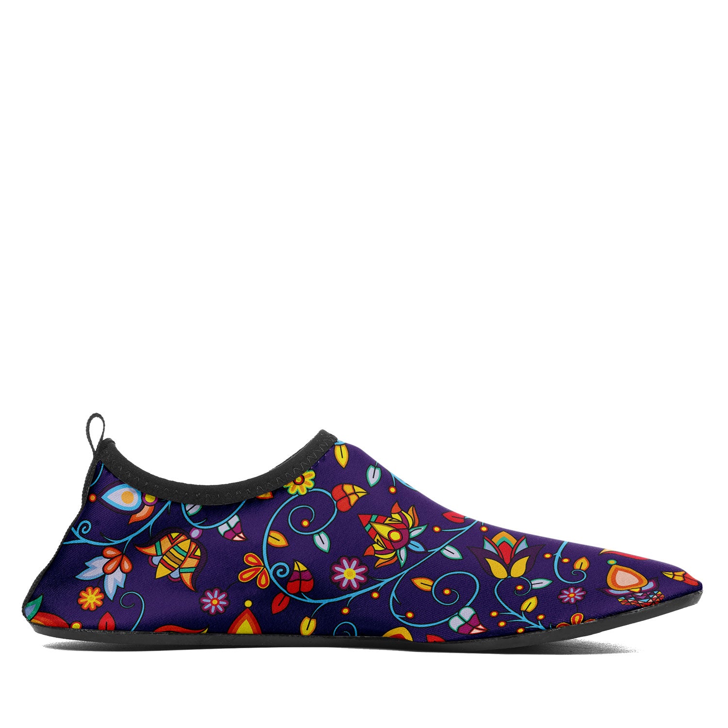 Thorny Path Blue Kid's Sockamoccs Slip On Shoes