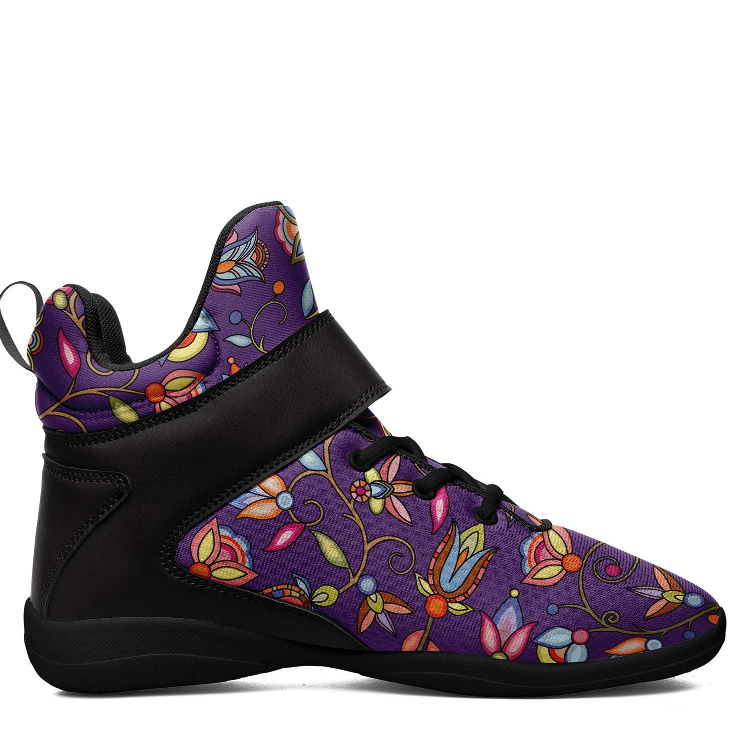 Buffalo Bloom Nightcloud Ipottaa Basketball / Sport High Top Shoes - Black Sole