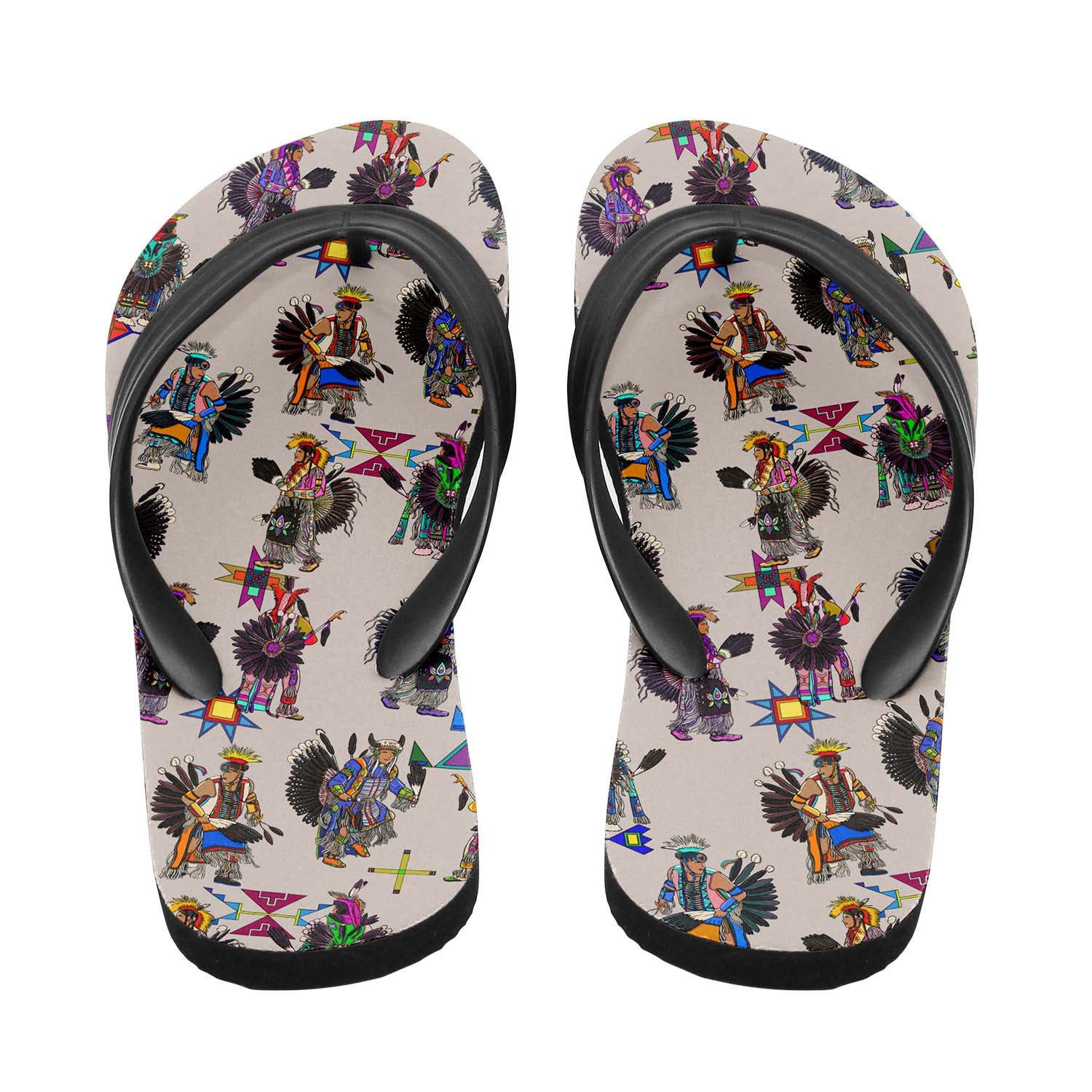 Men's Tradish Dancers Muslin Flip Flops