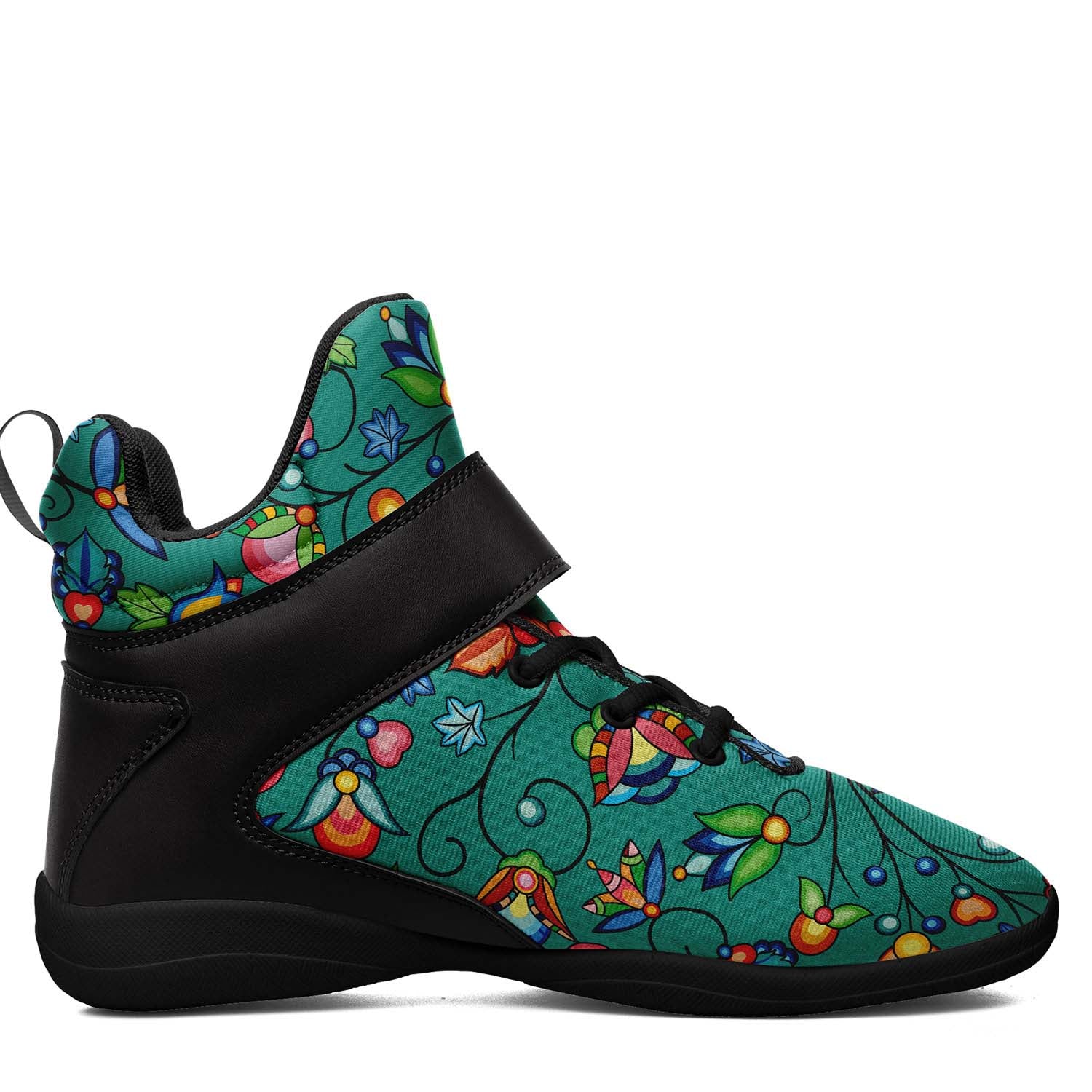 Prairie Plains Spirit Afternoon Sky Ipottaa Basketball / Sport High Top Shoes - Black Sole