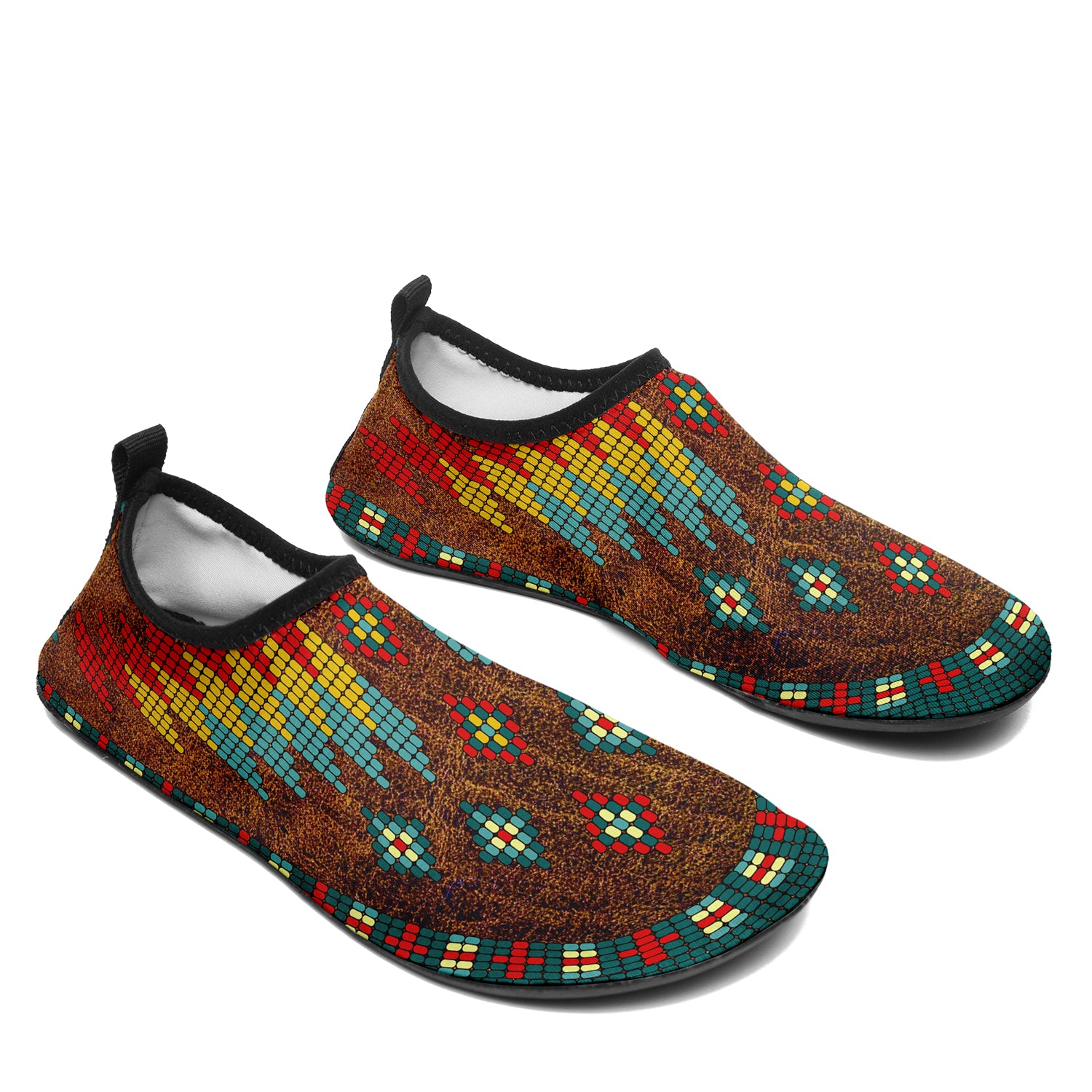 Traditional Powwow 18 Kid's Sockamoccs Slip On Shoes