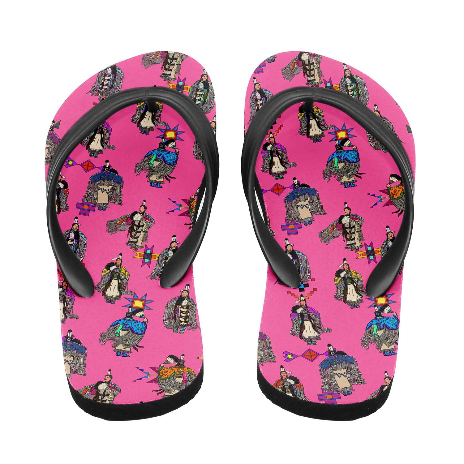 Women's Tradish Dancers Pink Flip Flops