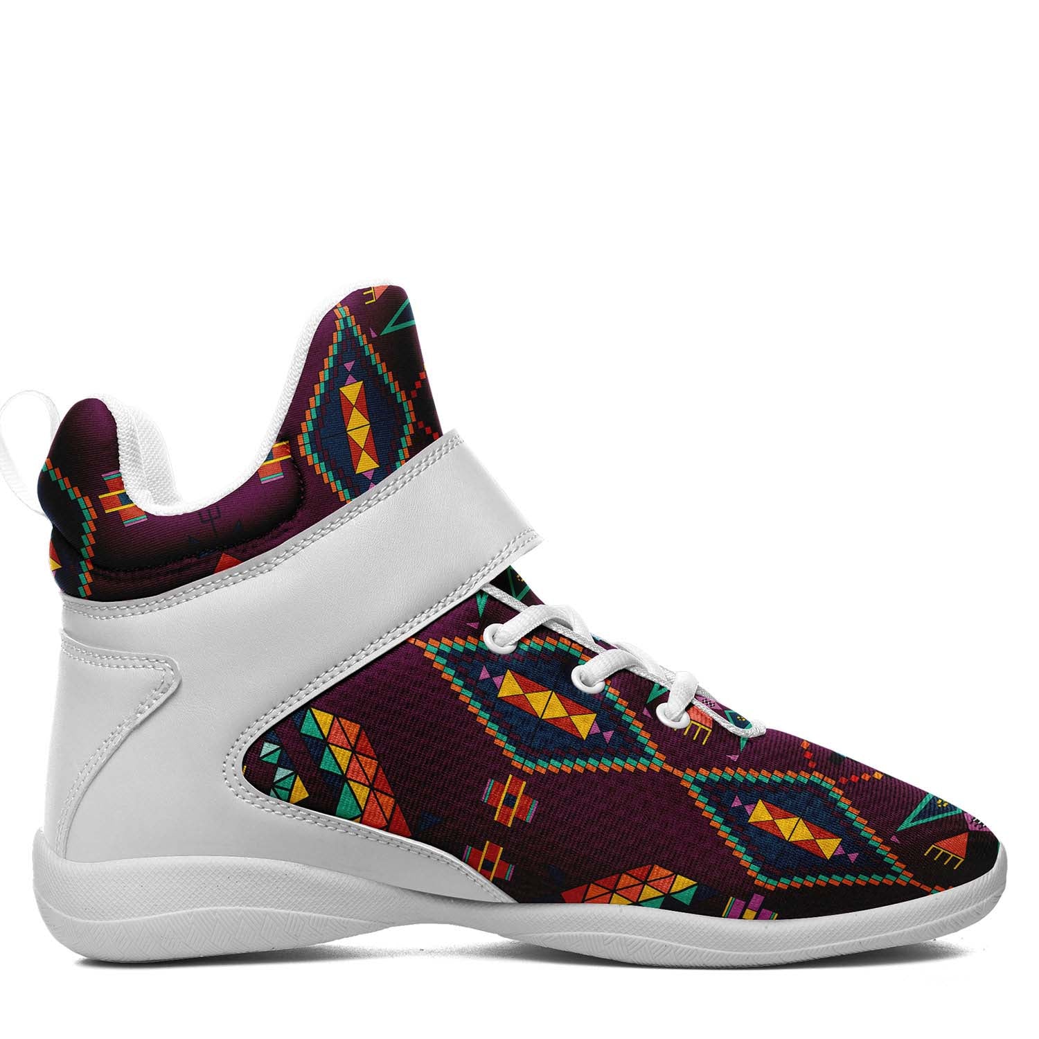 Travois Tipi Berry Ipottaa Basketball / Sport High Top Shoes - White Sole