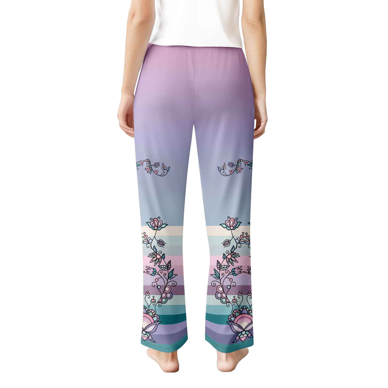 Silver Frostflower Women's Pants