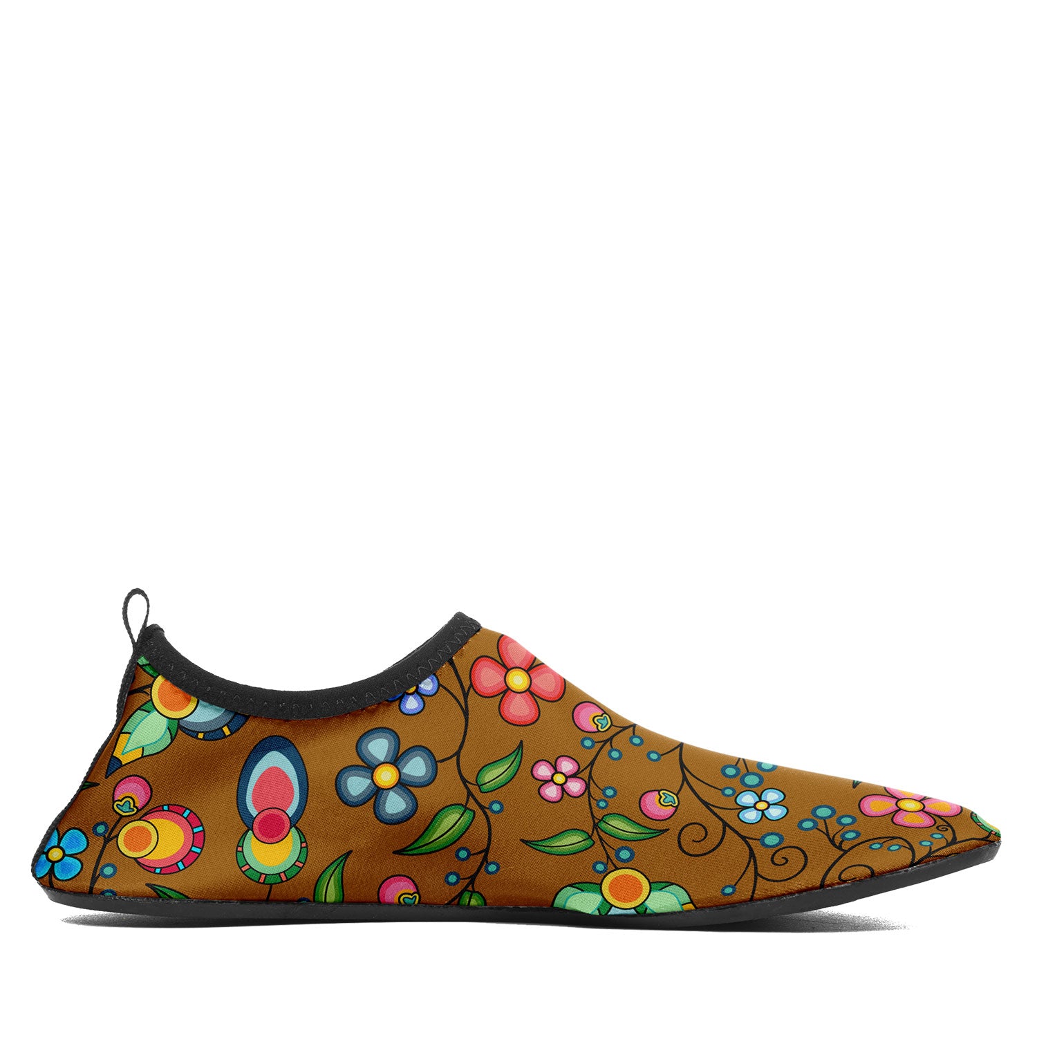 Floral Bounty Fall Leaves Kid's Sockamoccs Slip On Shoes