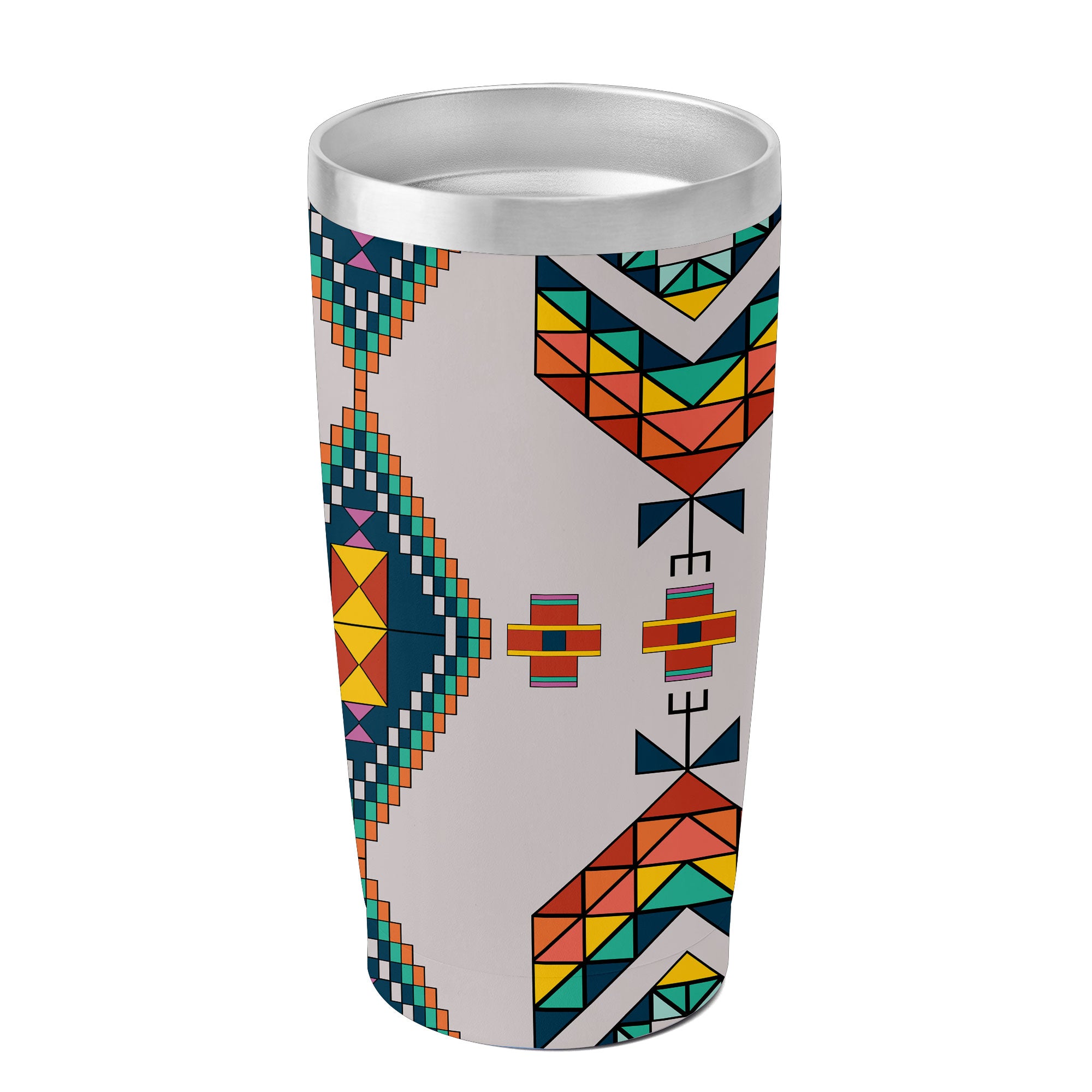 Travois Tipi Light Grey 15OZ Tumbler