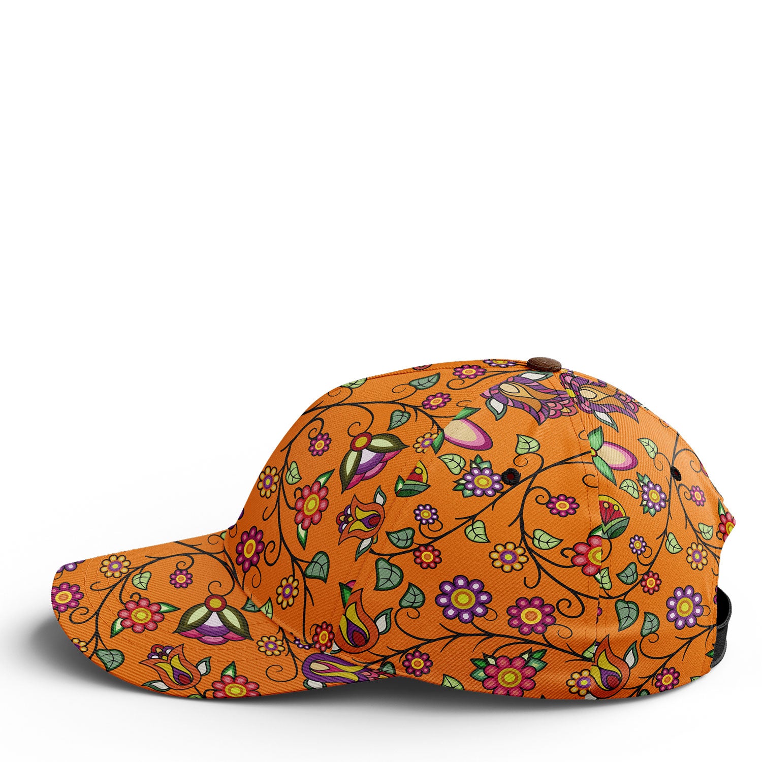 Heartbeat Petals ECM Orange Snapback Hat