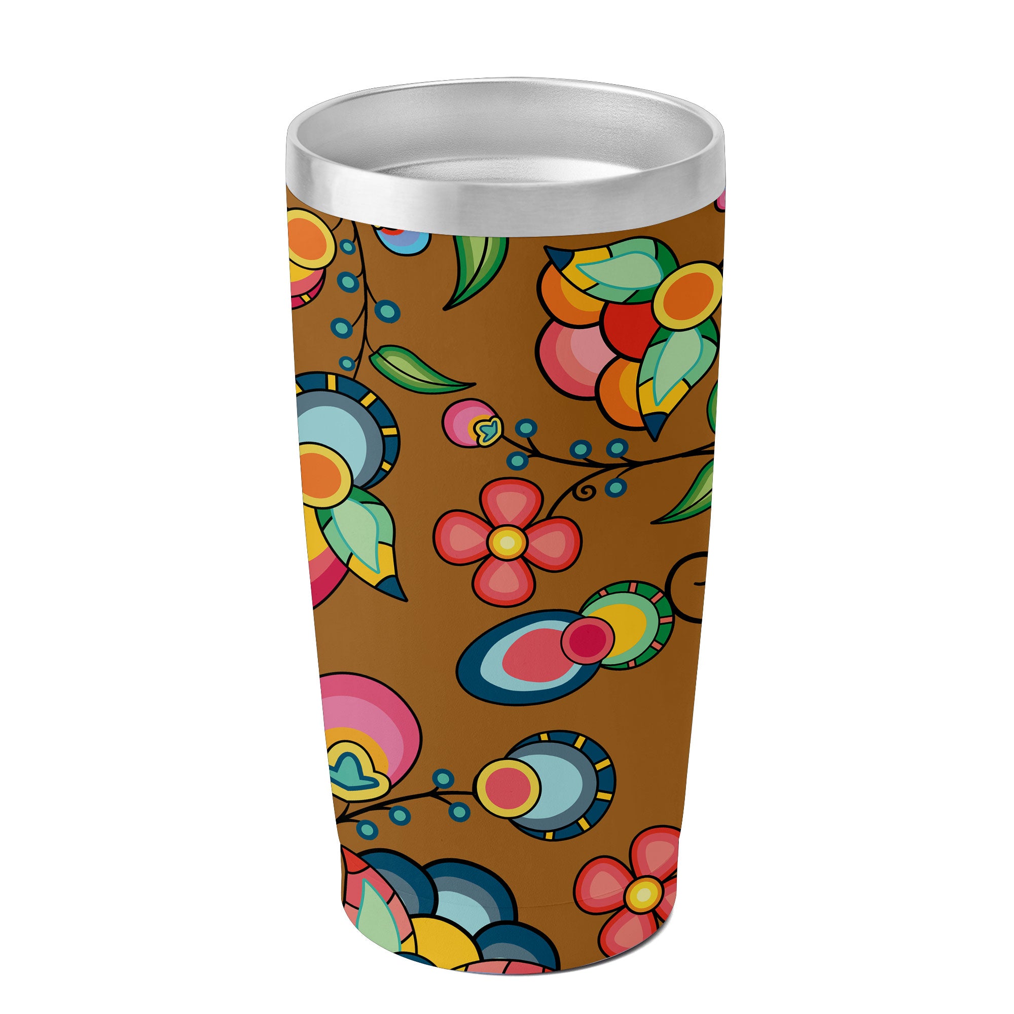 Floral Bounty Fall Leaves 15OZ Tumbler