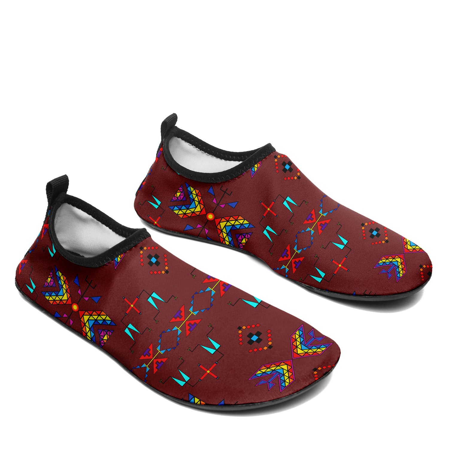 Rainy Chief Rainbow Earth Clay Kid's Sockamoccs Slip On Shoes