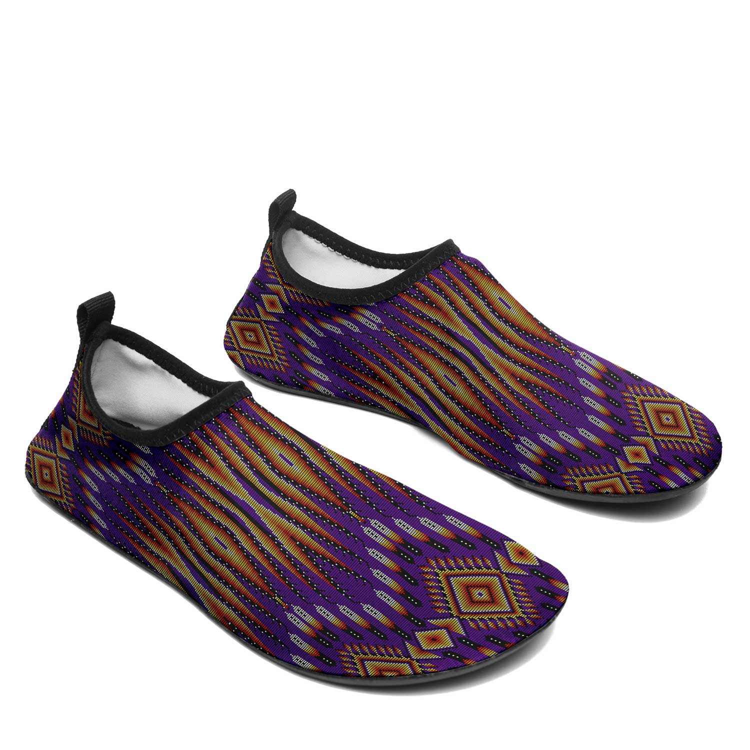 Fire Feather Purple Sockamoccs