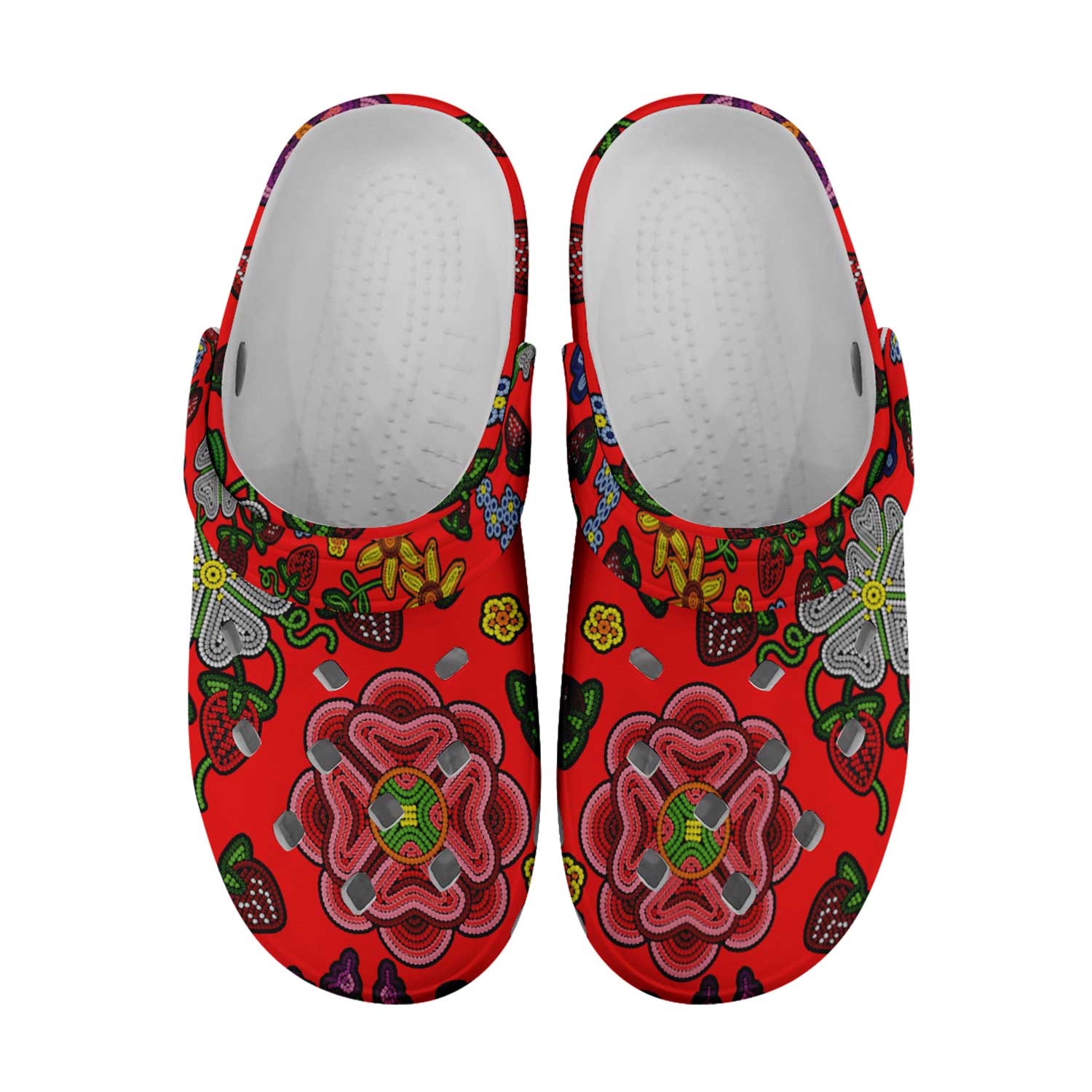 Berry Pop Fire Muddies Unisex Clog Shoes