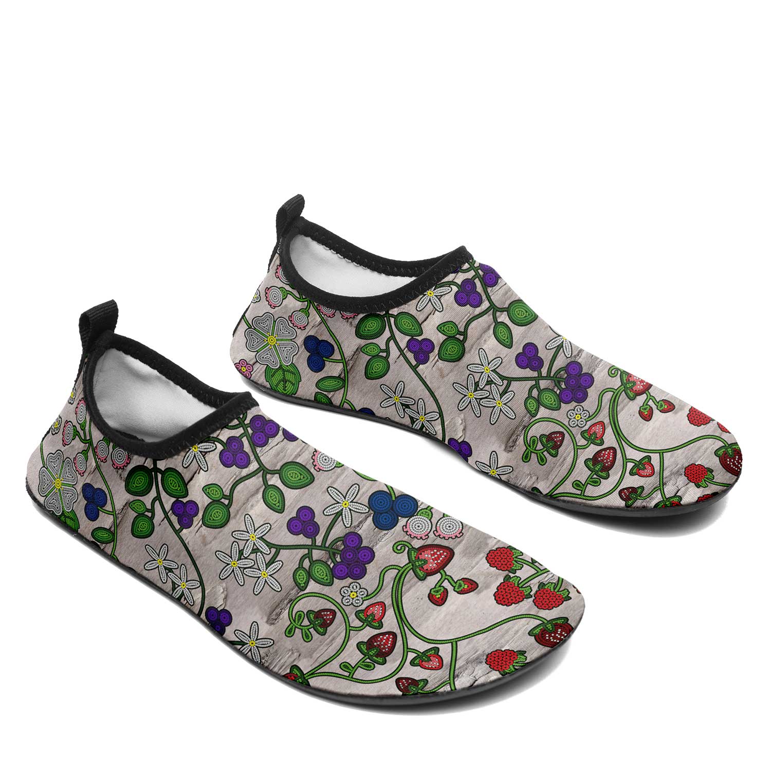 Grandmother Stories bright birch Kid's Sockamoccs Slip On Shoes