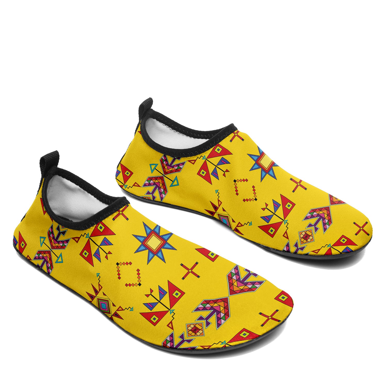 Scattered Generations Maize Kid's Sockamoccs Slip On Shoes