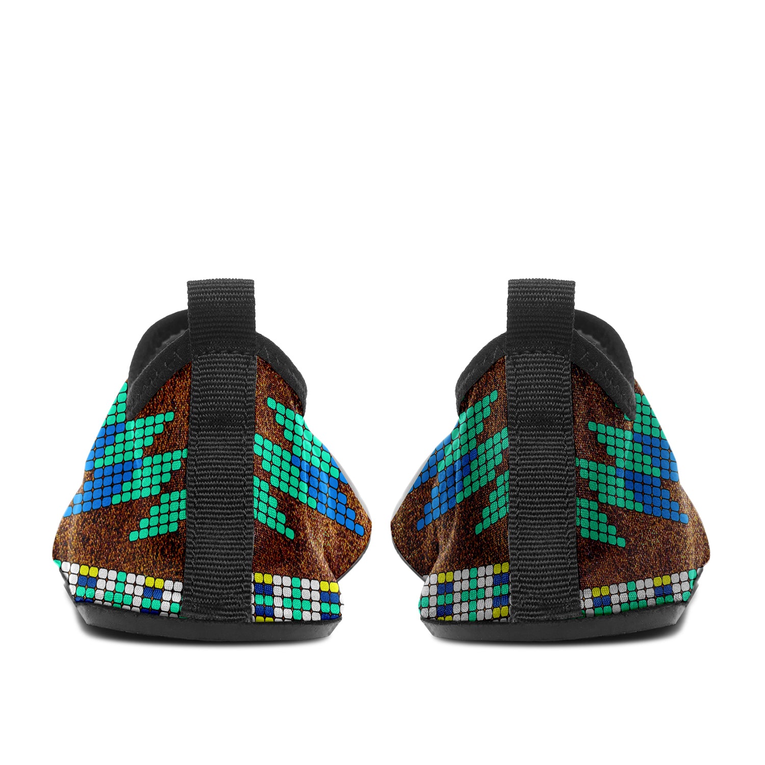 Traditional Powwow 03 Kid's Sockamoccs Slip On Shoes