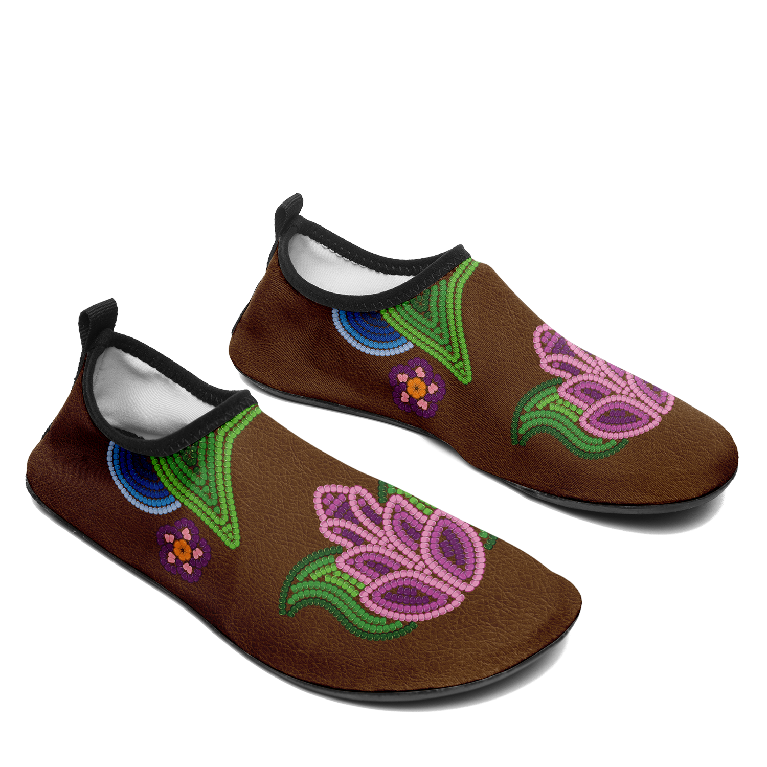 Petal Perfection 1 Kid's Sockamoccs Slip On Shoes