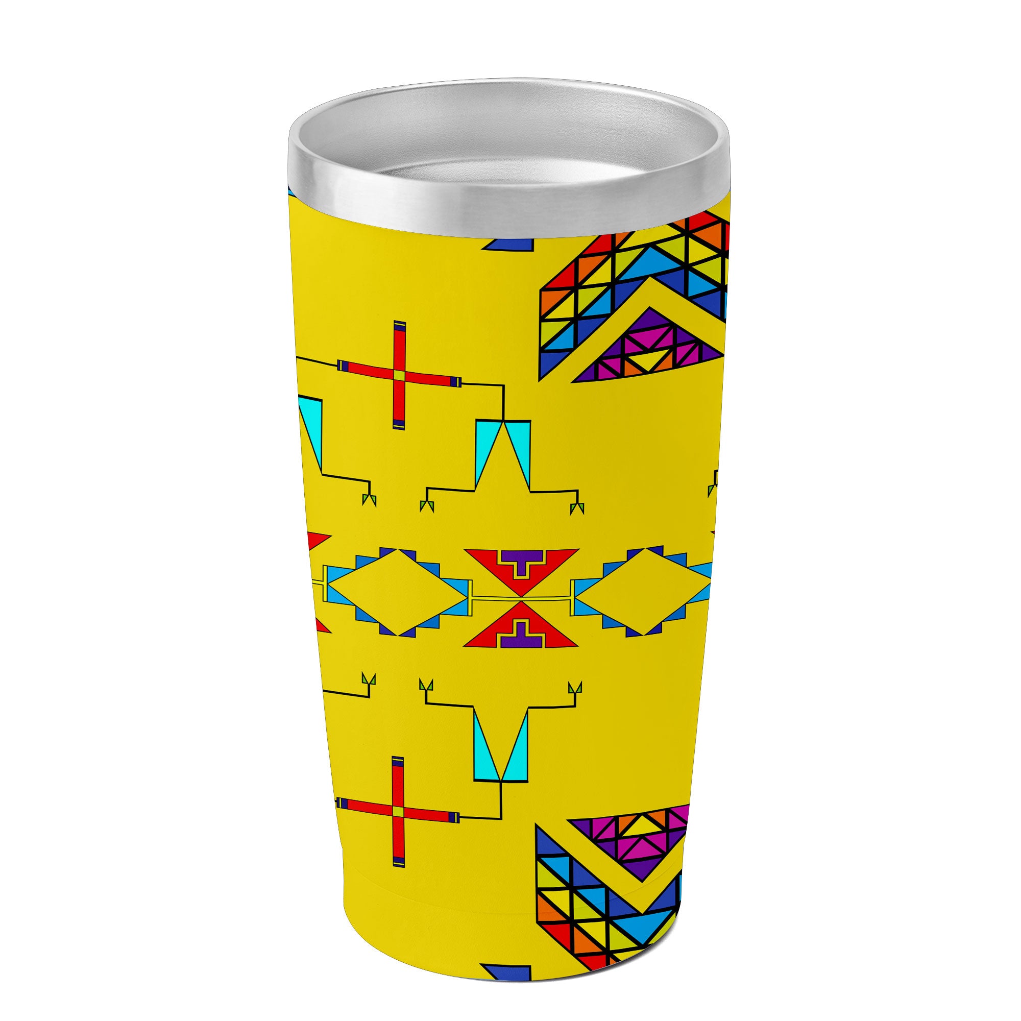 Rainy Chief Rainbow Yellow 15OZ Tumbler