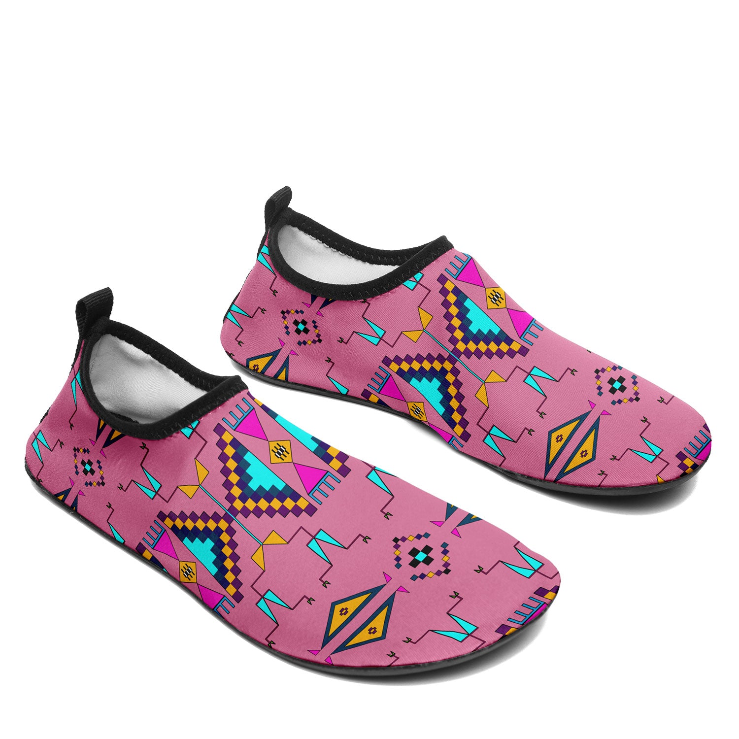 Rite of Passage Pink Kid's Sockamoccs Slip On Shoes