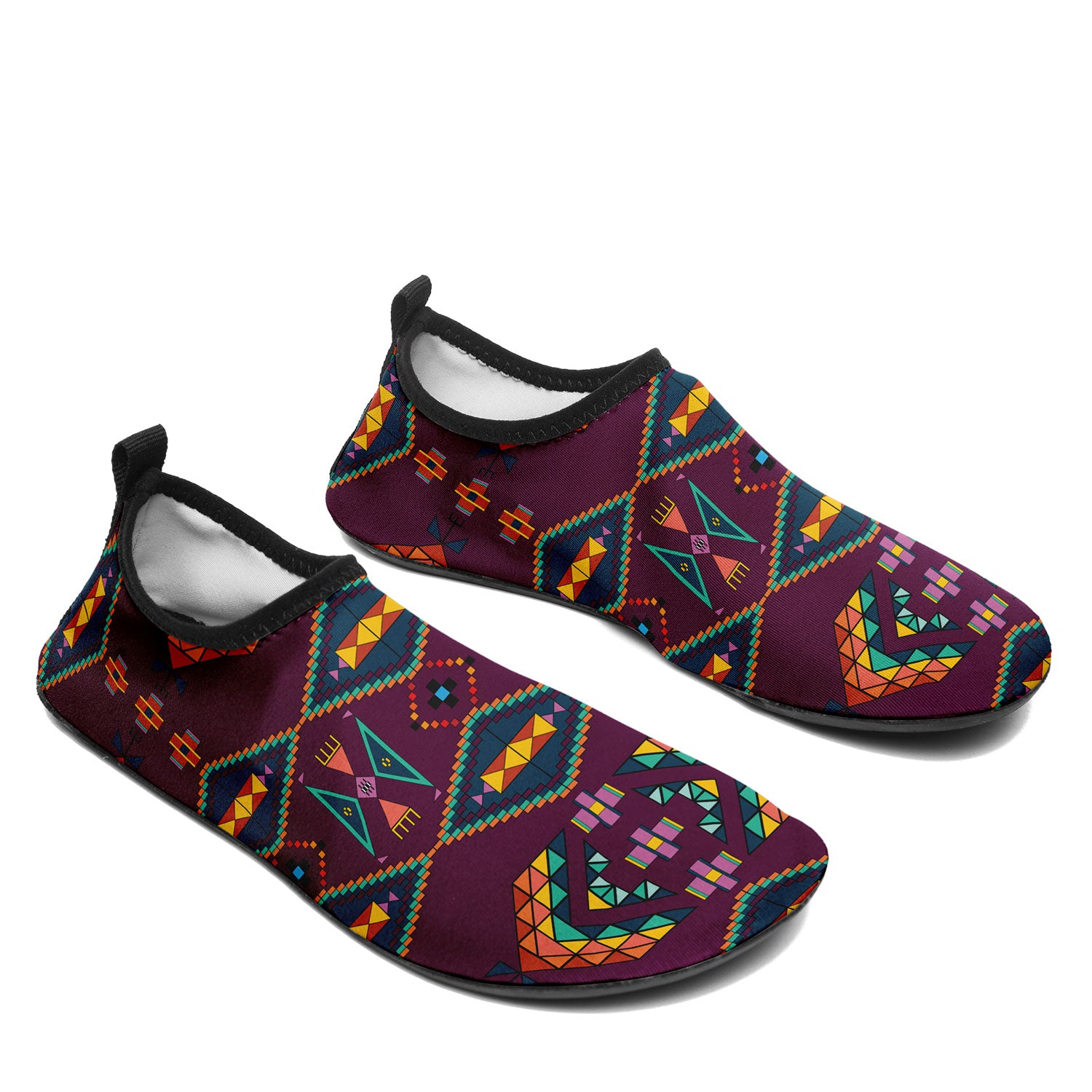 Travois Tipi Berry Kid's Sockamoccs Slip On Shoes