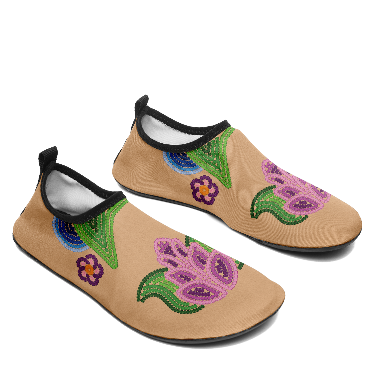 Petal Perfection 2 Kid's Sockamoccs Slip On Shoes