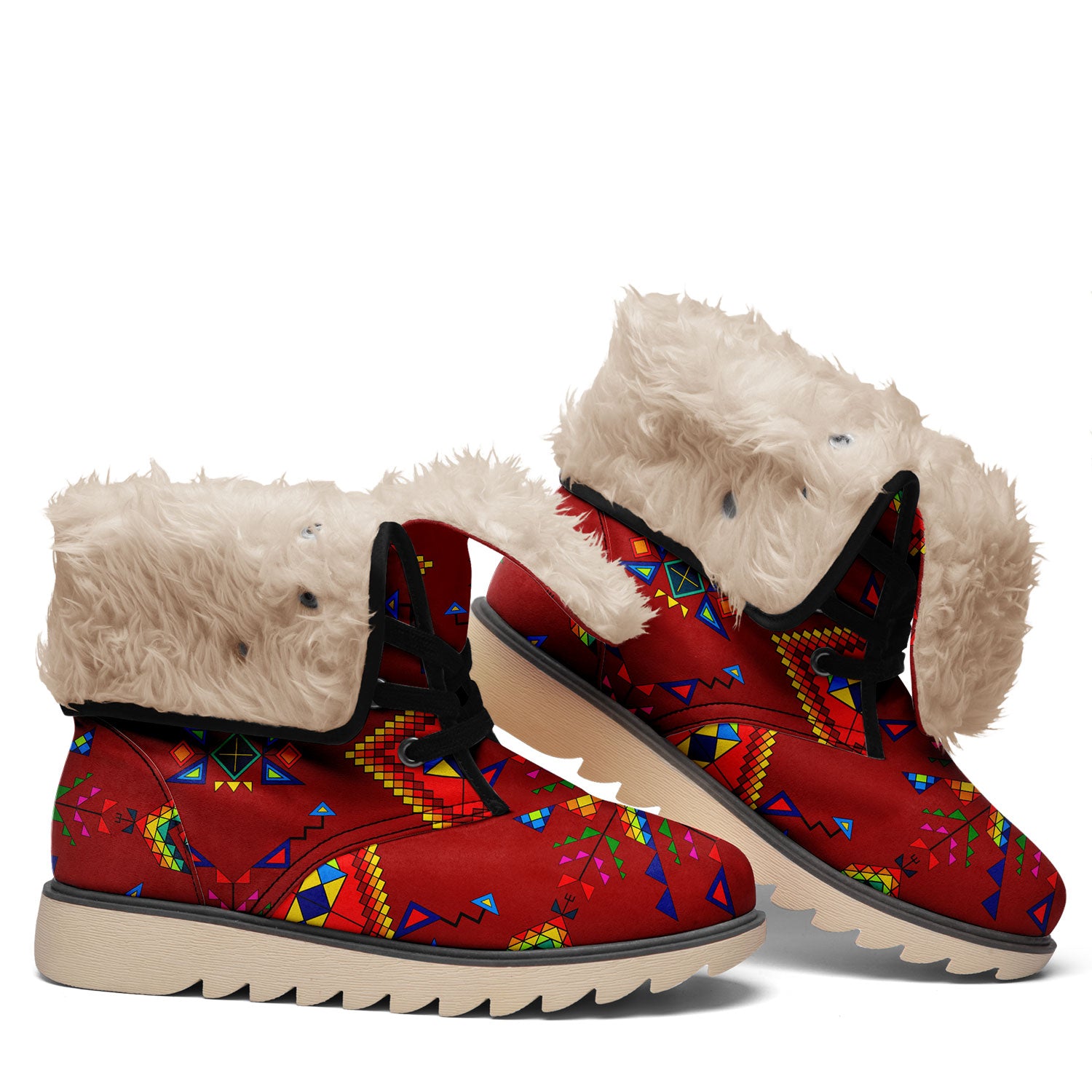 Buffalo Jump Red Polar Winter Boots