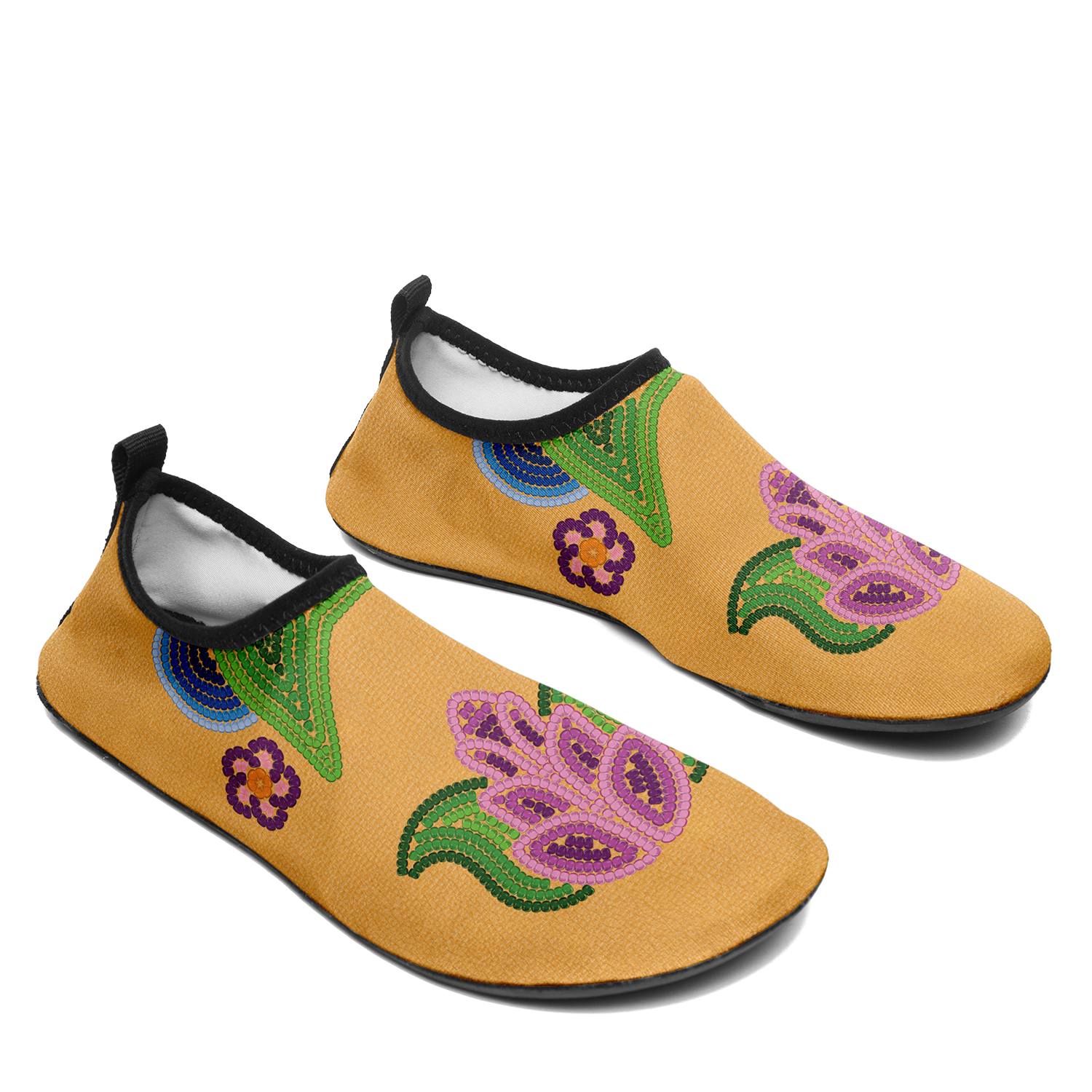 Petal Perfection 3 Kid's Sockamoccs Slip On Shoes