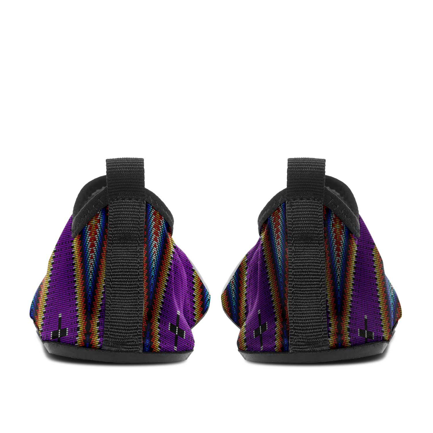 Diamond in the Bluff Purple Kid's Sockamoccs Slip On Shoes