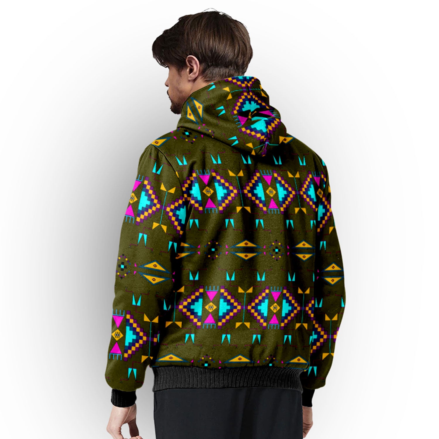 Rite of Passage Olive Sherpa Hoodie