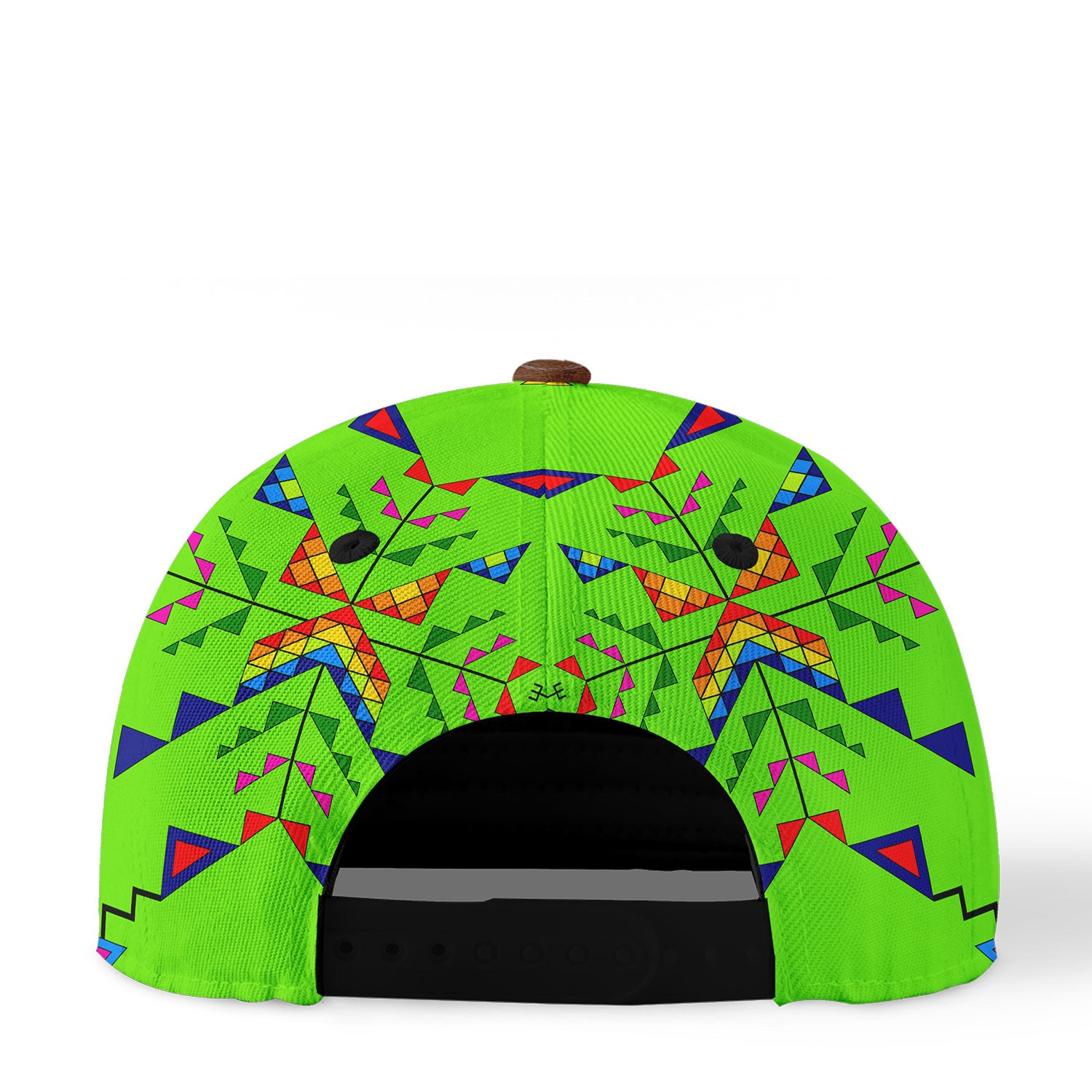 Buffalo Jump Neon Green Snapback Hat