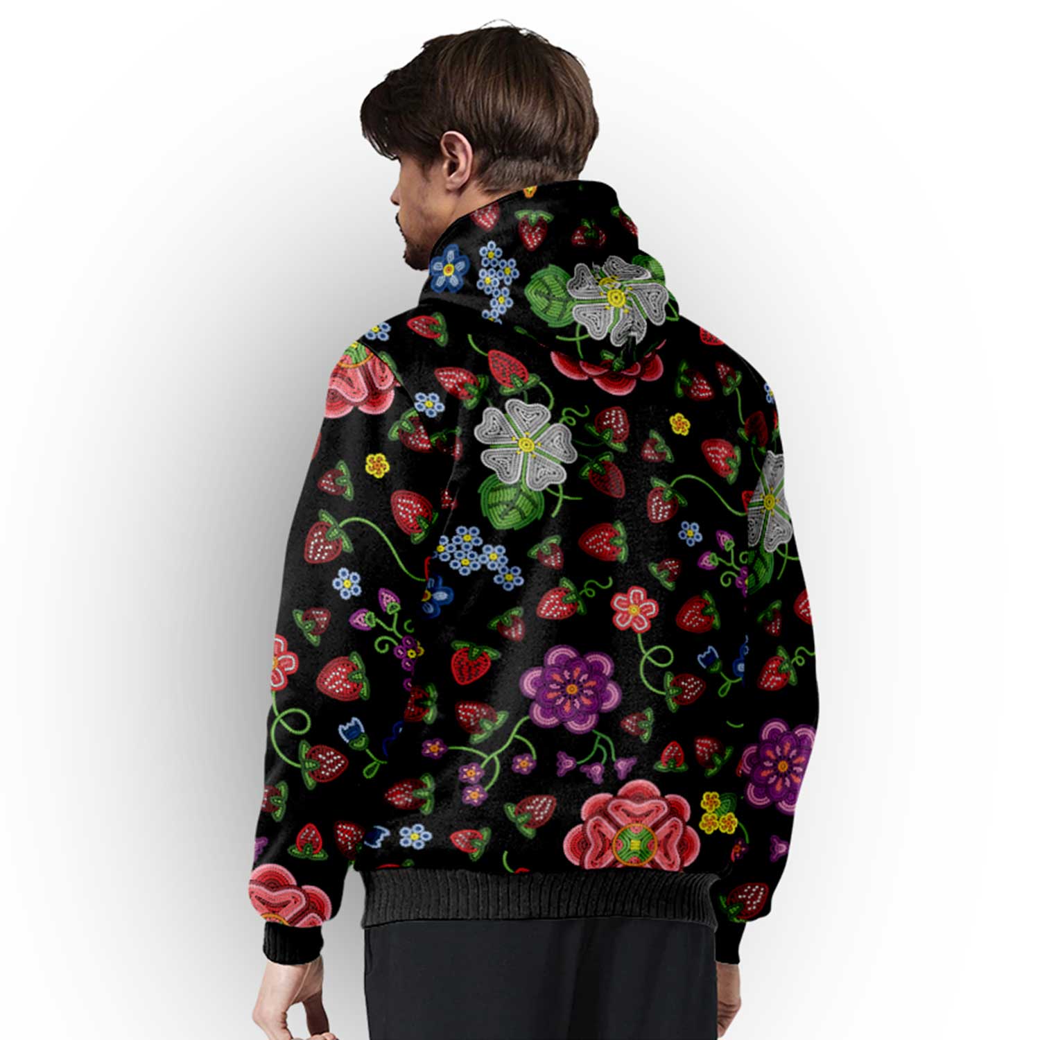 Berry Pop Midnight Sherpa Hoodie