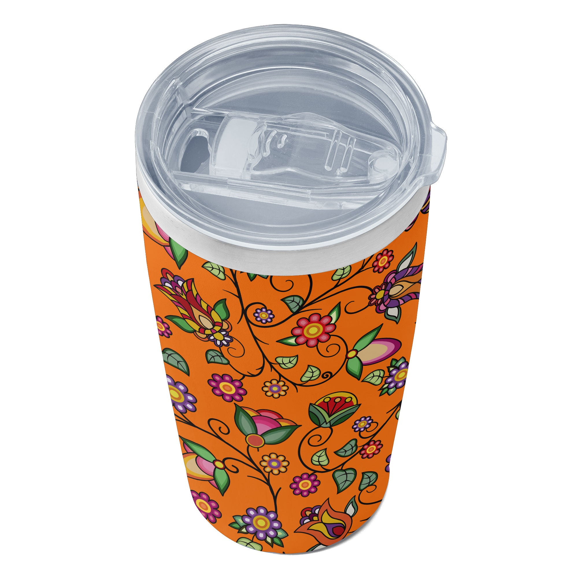 Heartbeat Petals ECM Orange 15OZ Tumbler