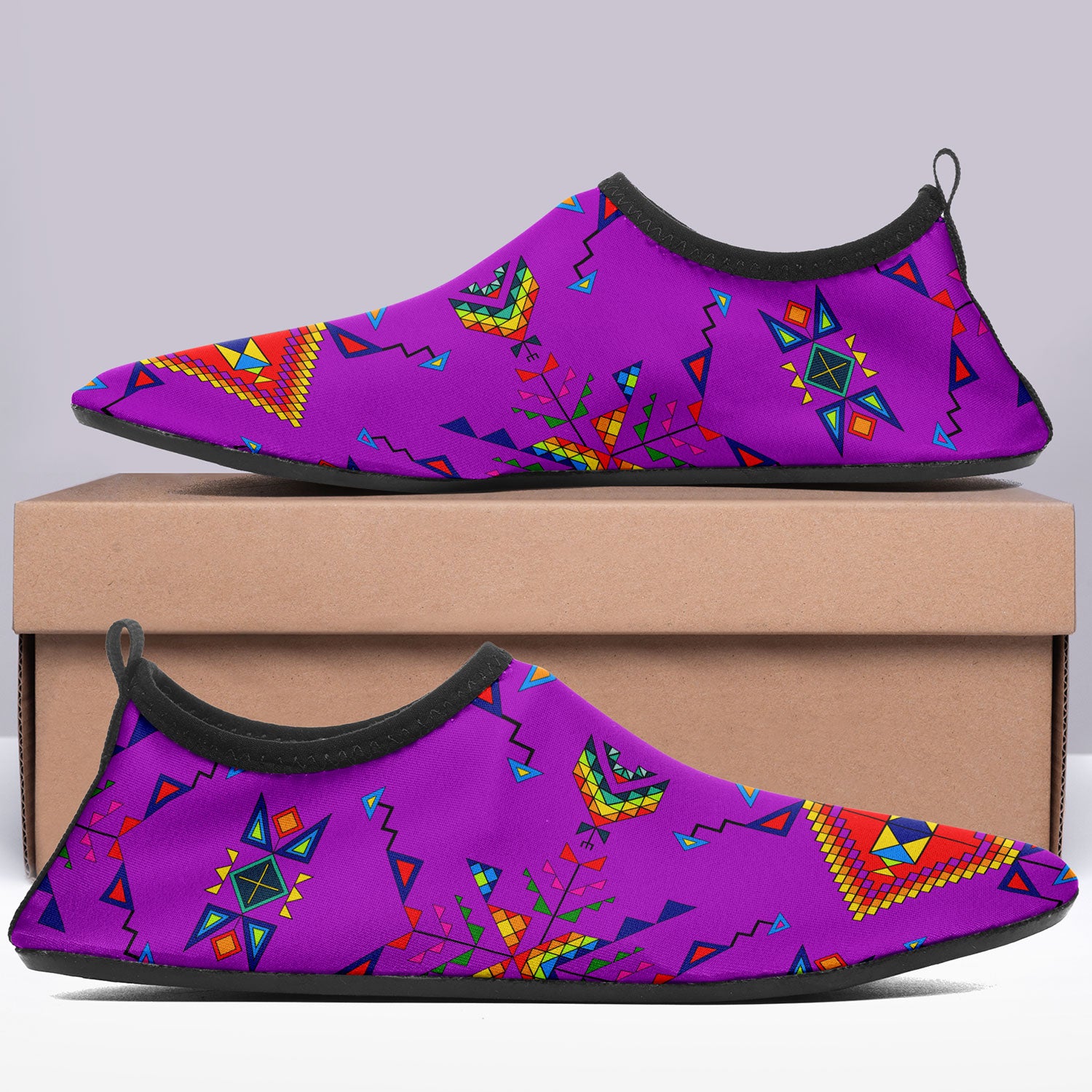 Buffalo Jump Purple Sockamoccs