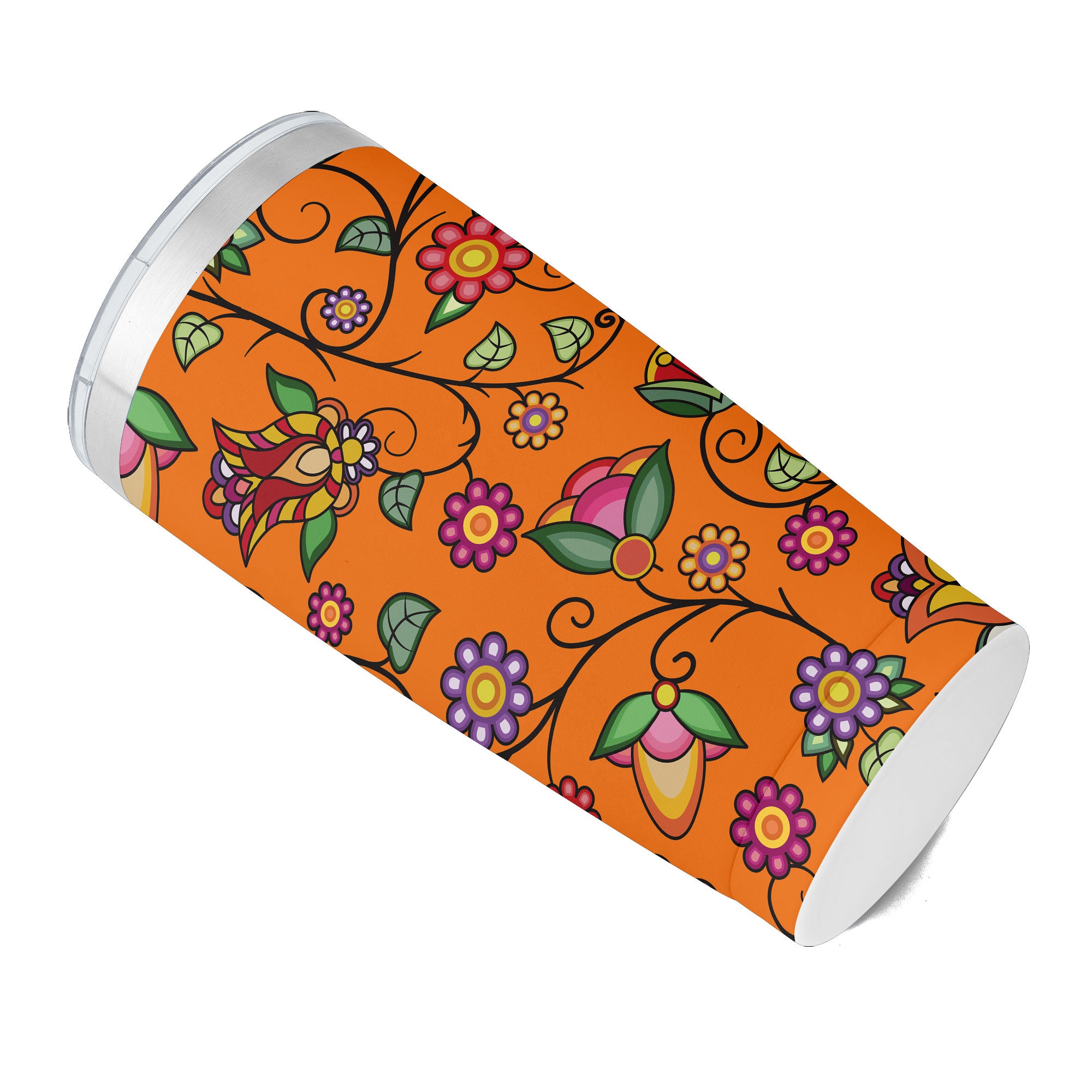 Heartbeat Petals ECM Orange 15OZ Tumbler