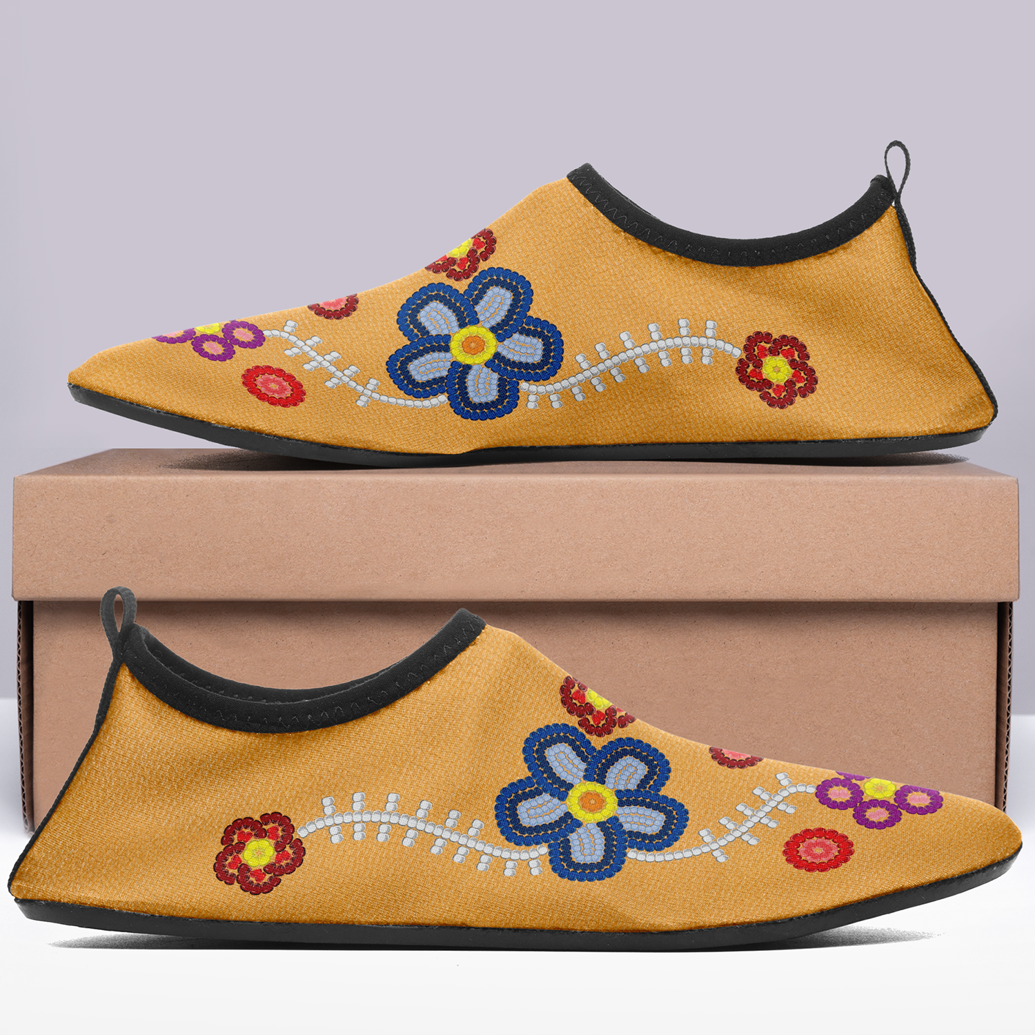 Wildflower Dreams 3 Kid's Sockamoccs Slip On Shoes