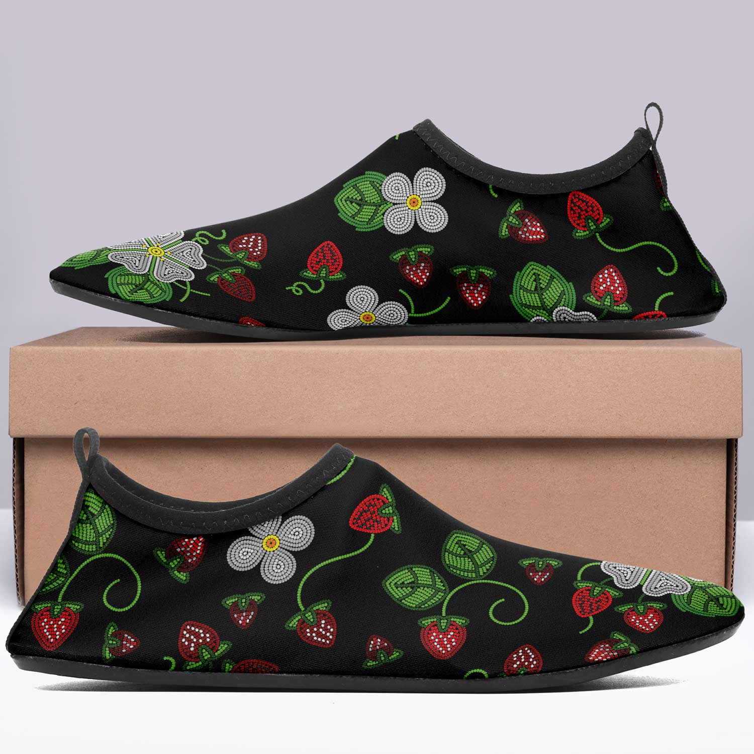 Strawberry Dreams Midnight Kid's Sockamoccs Slip On Shoes