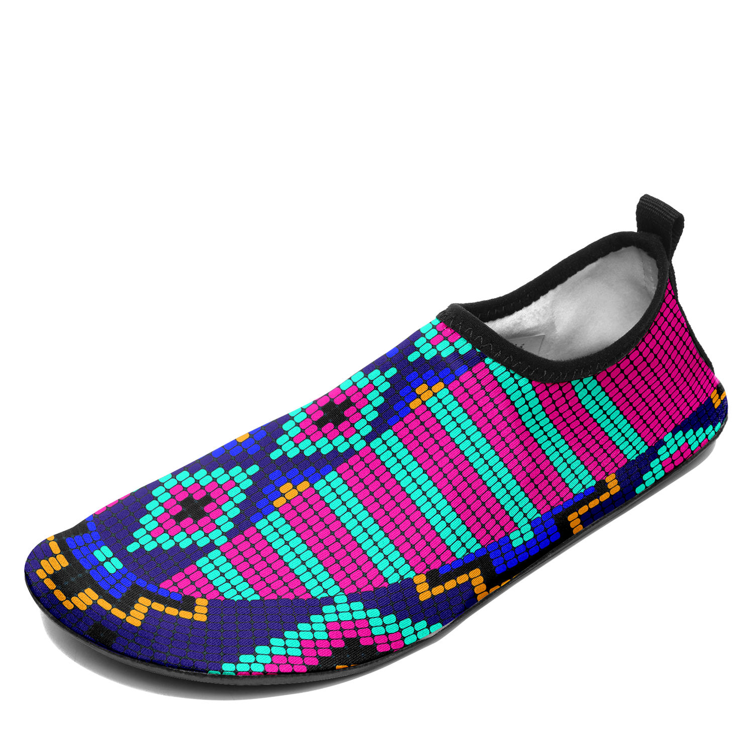 Traditional Powwow 06 Kid's Sockamoccs Slip On Shoes