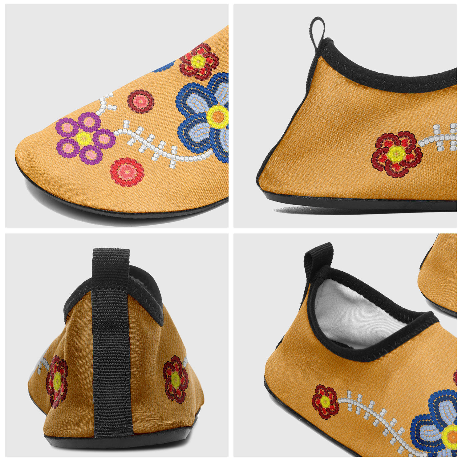 Wildflower Dreams 3 Kid's Sockamoccs Slip On Shoes