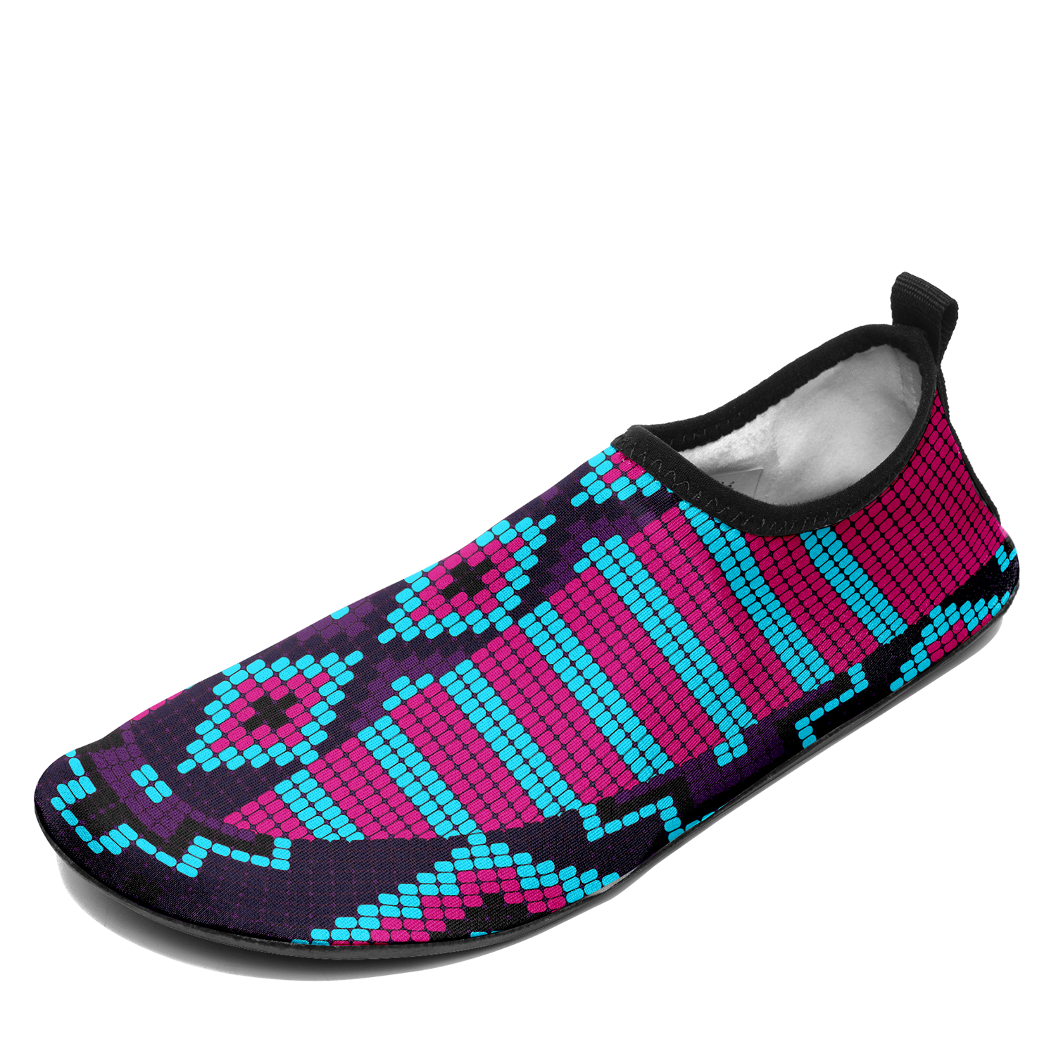 Traditional Powwow 08 Kid's Sockamoccs Slip On Shoes