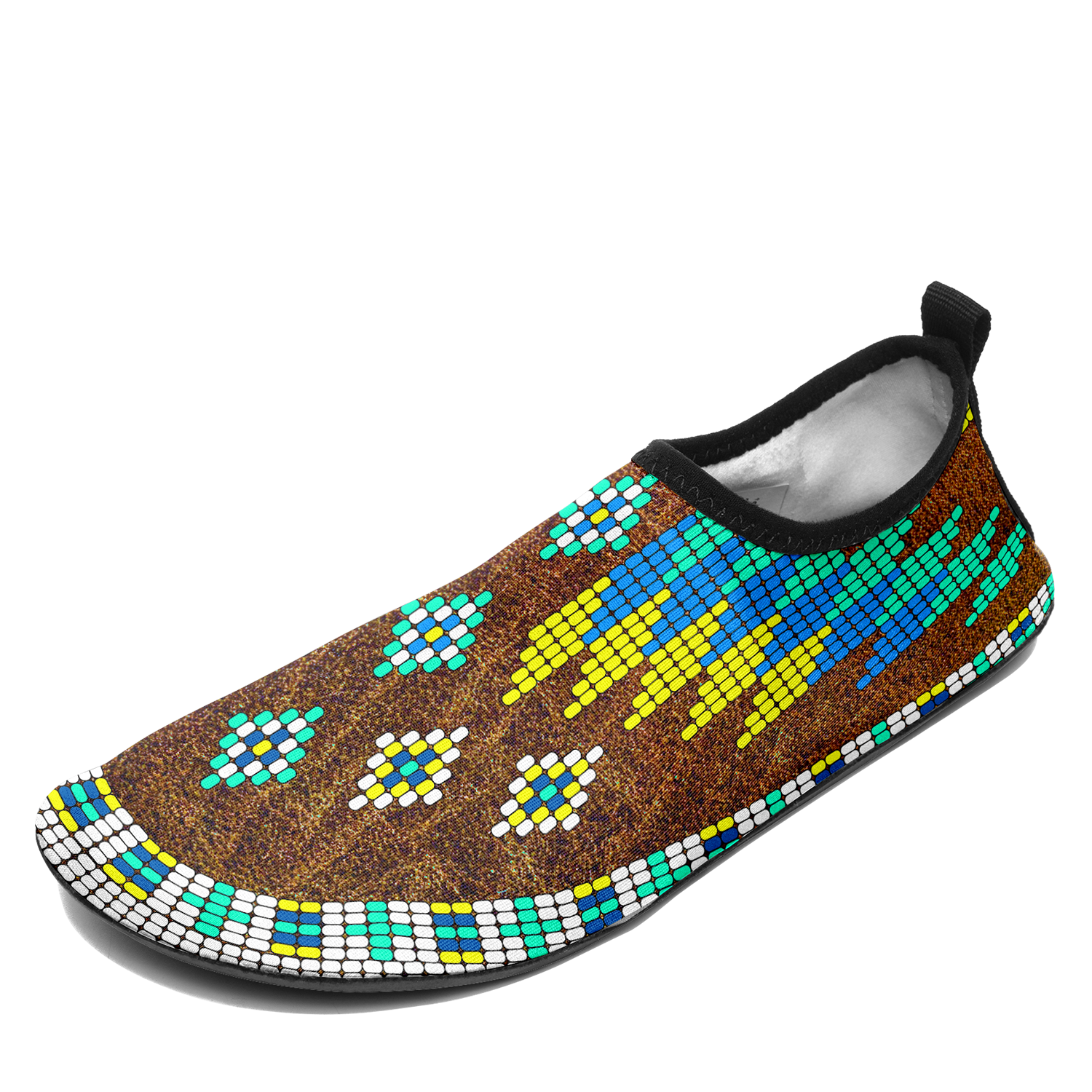 Traditional Powwow 03 Kid's Sockamoccs Slip On Shoes