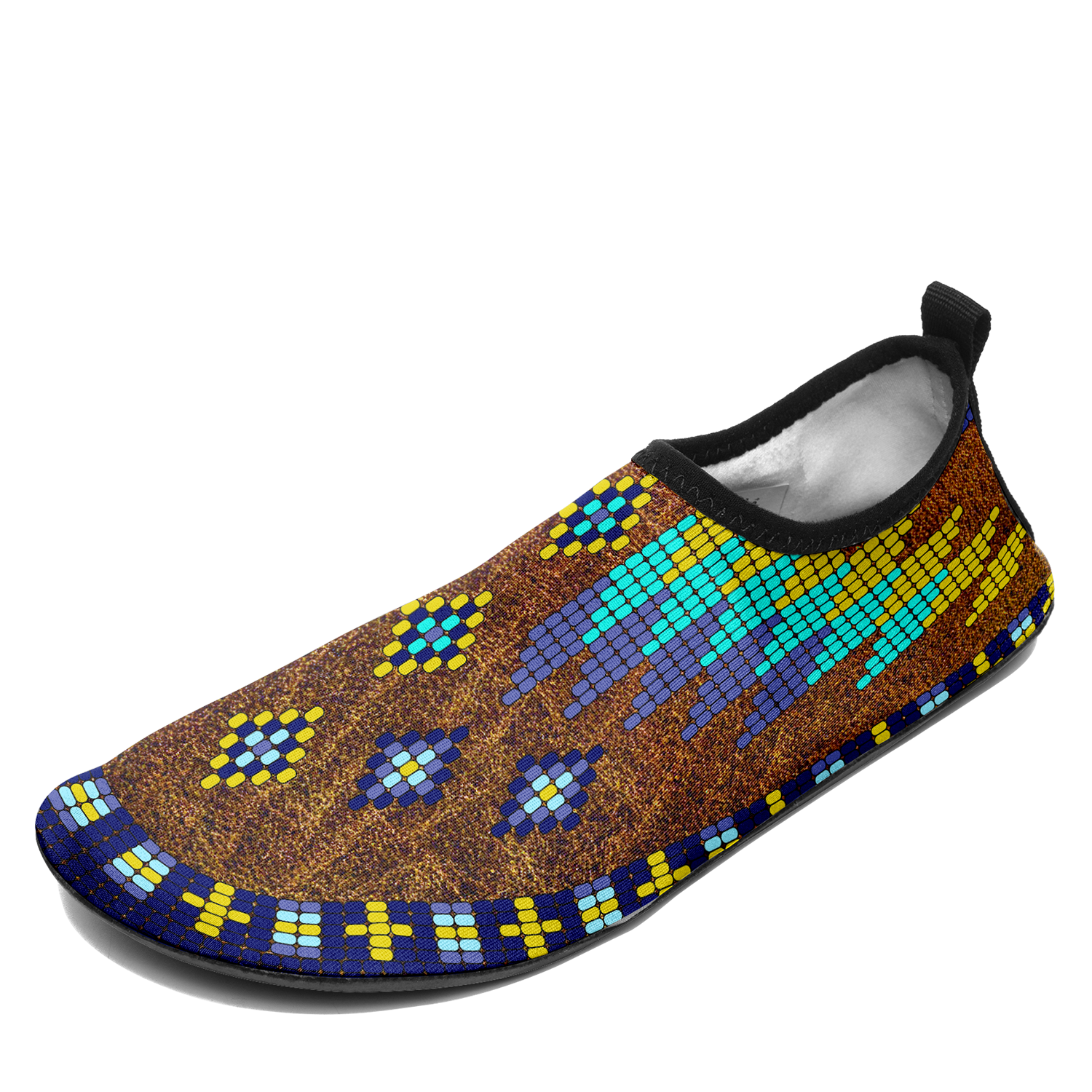 Traditional Powwow 22 Kid's Sockamoccs Slip On Shoes