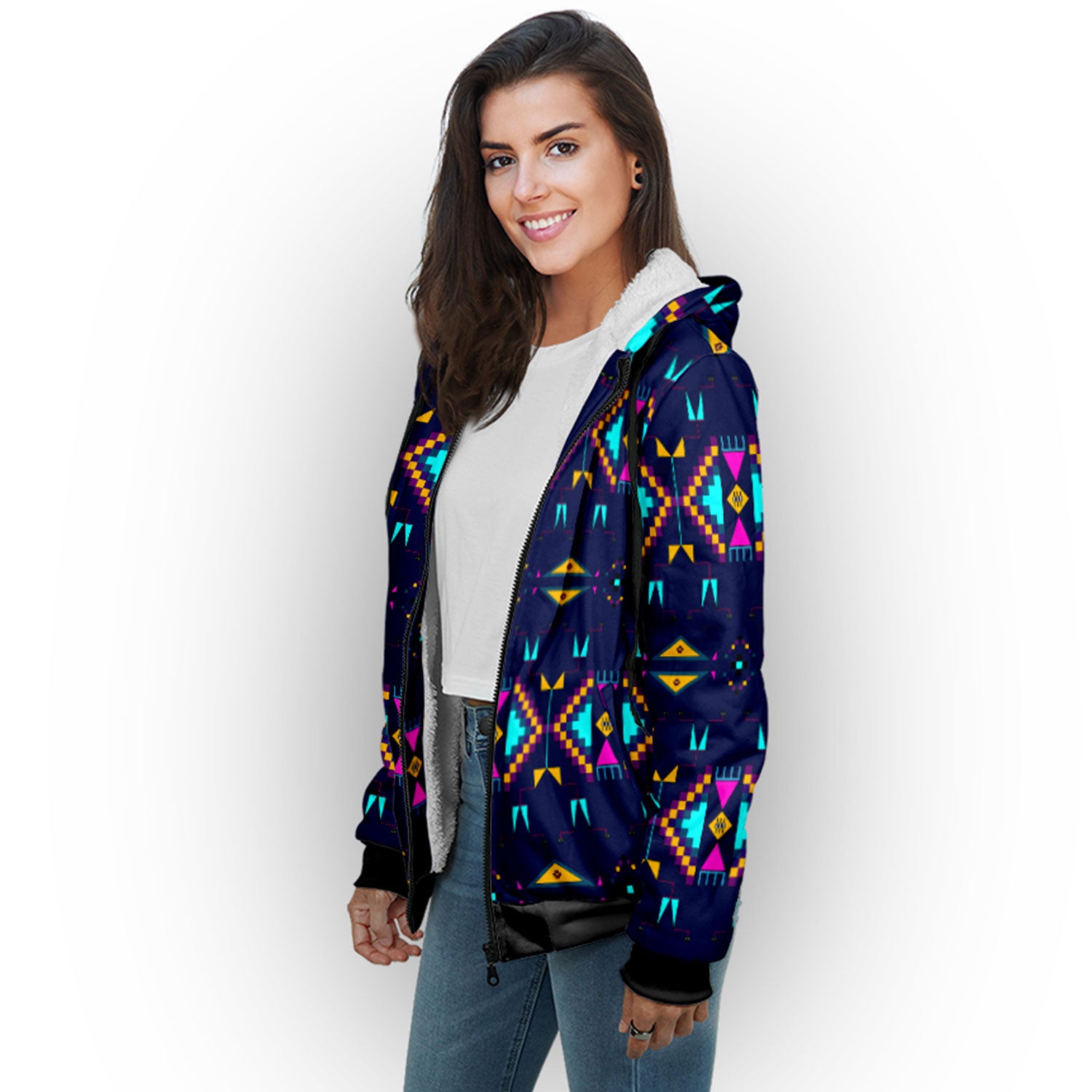 Rite of Passage Prairie Night Sherpa Hoodie