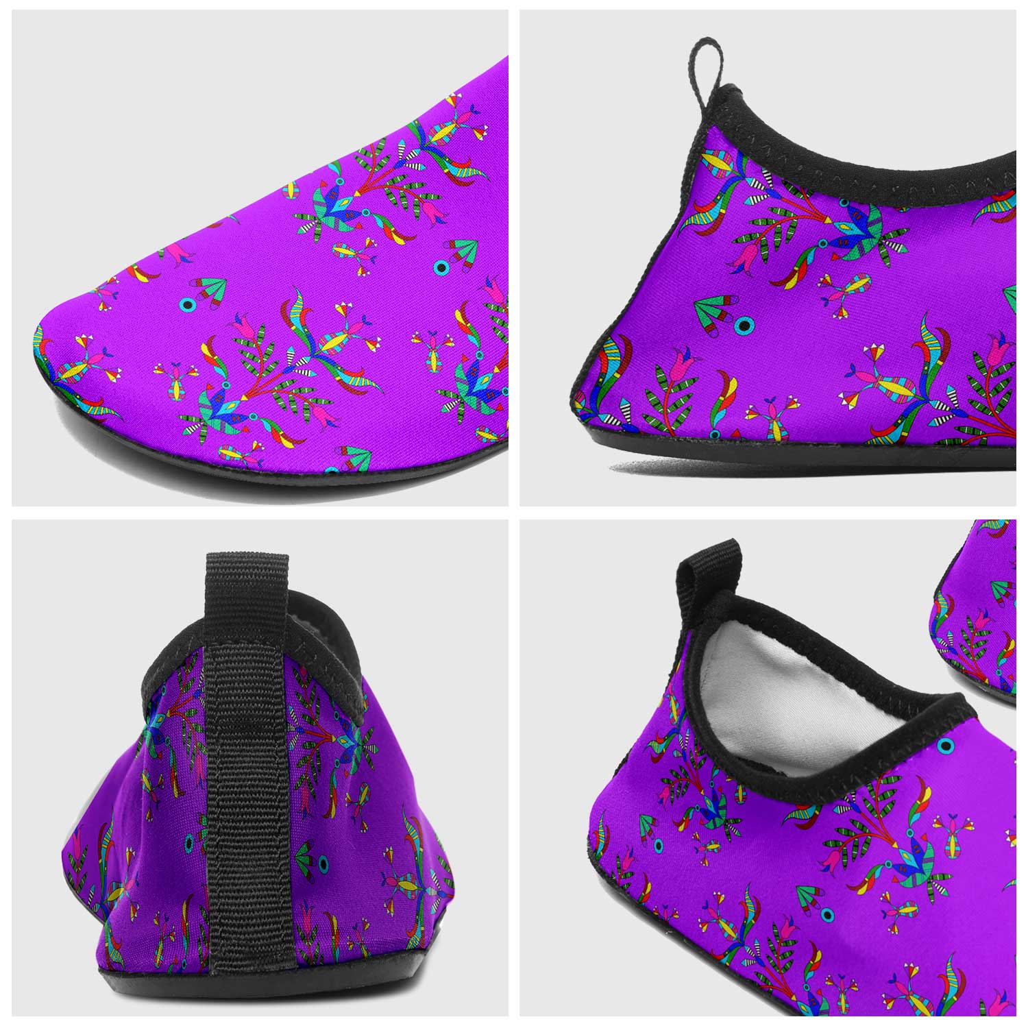 Dakota Damask Purple Sockamoccs