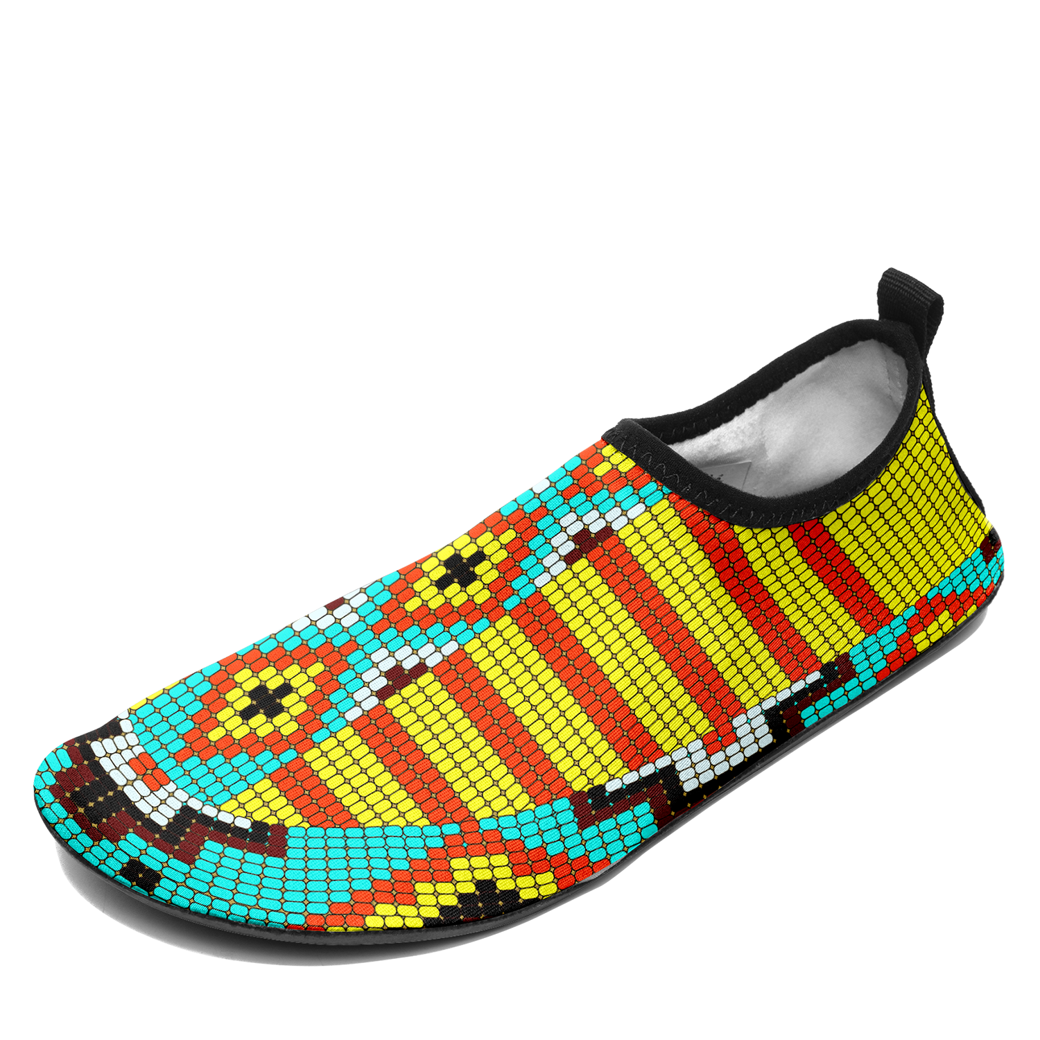 Traditional Powwow 07 Kid's Sockamoccs Slip On Shoes