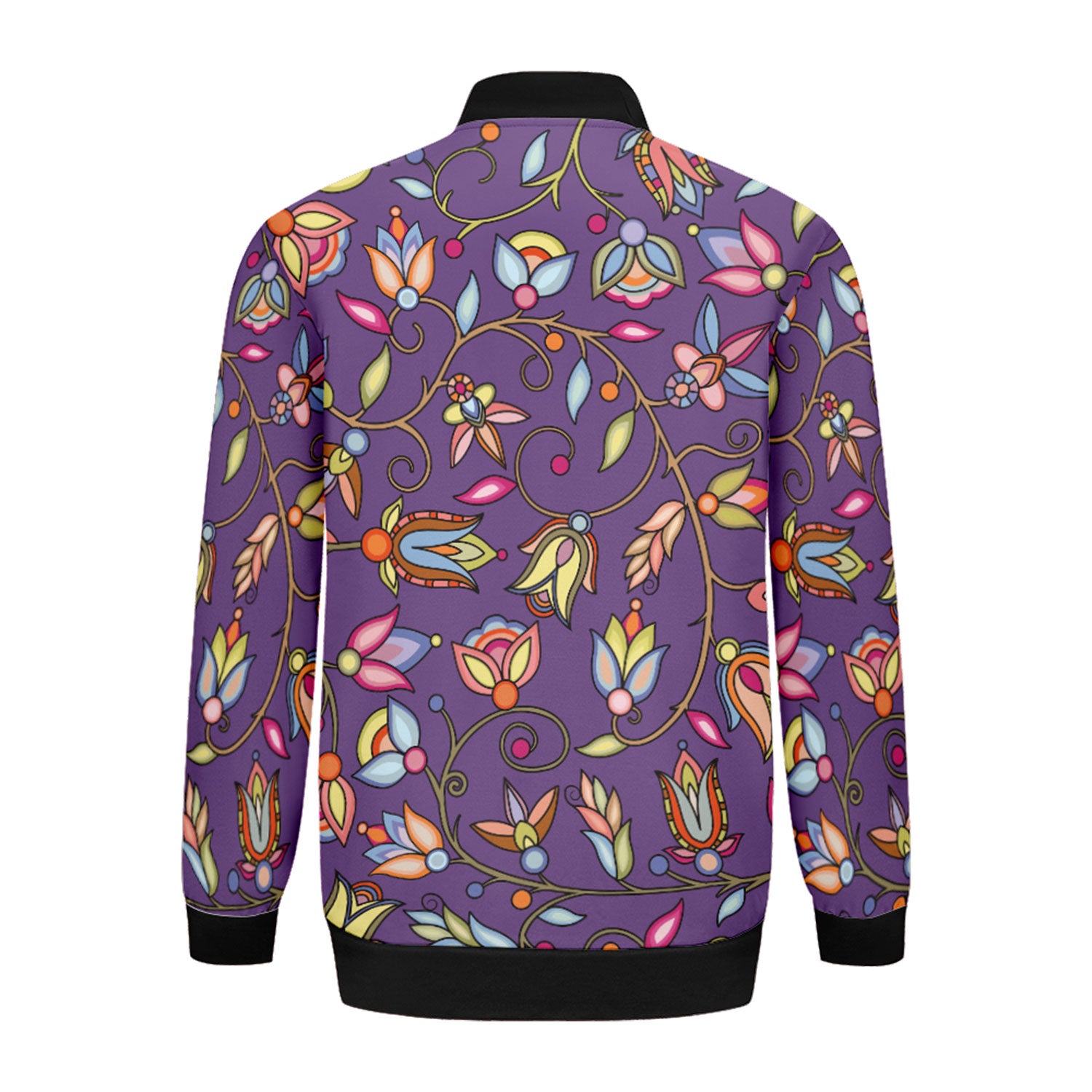 Buffalo Bloom Nightcloud Zippered Collared Lightweight Jacket