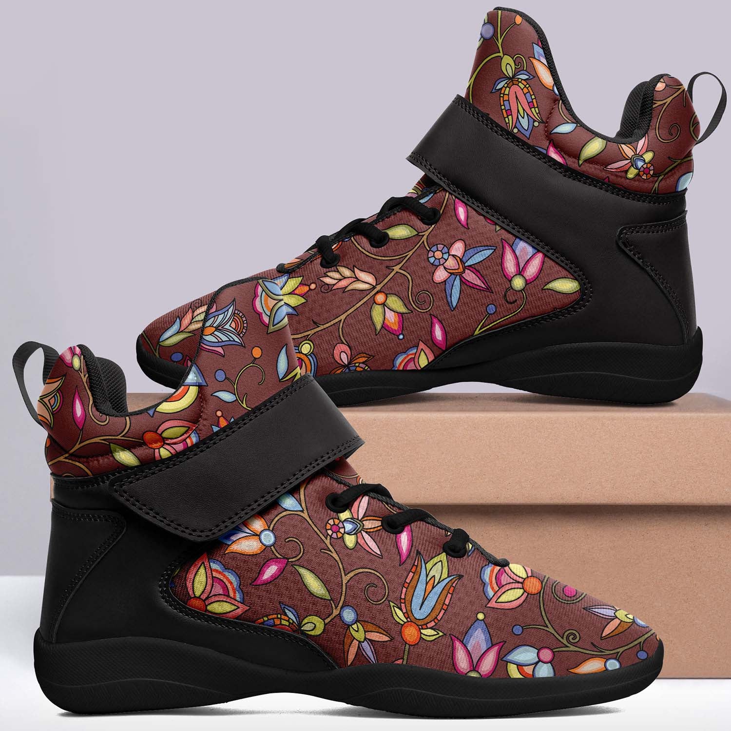 Buffalo Bloom Clay Ipottaa Basketball / Sport High Top Shoes - Black Sole