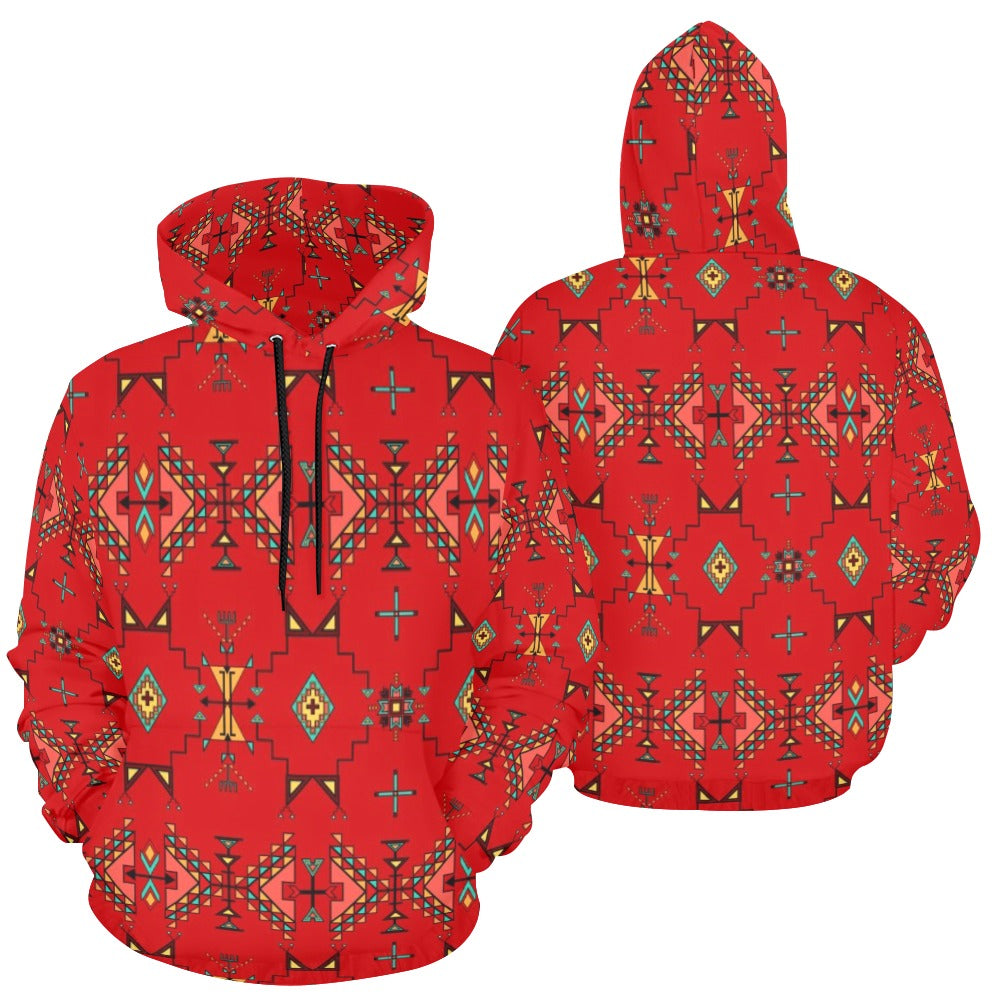 Thunder Flight Red Hoodie for Men (USA Size)
