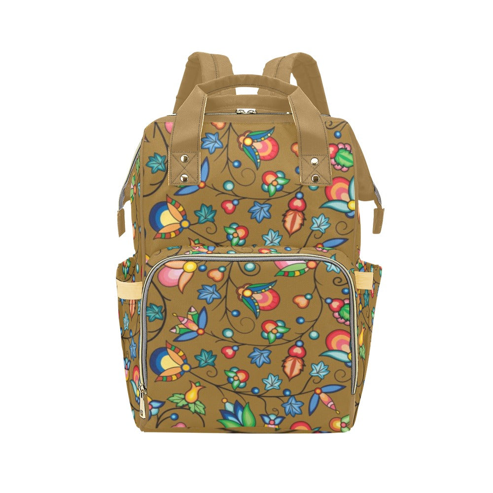 Prairie Plains Spirit Fall Leaves Multi-Function Diaper Backpack/Diaper Bag