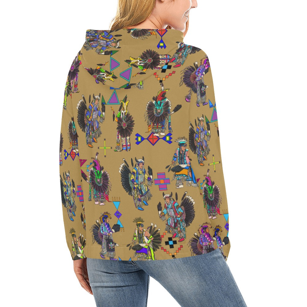 Men's Tradish Dancers Earth Hoodie for Women (USA Size)