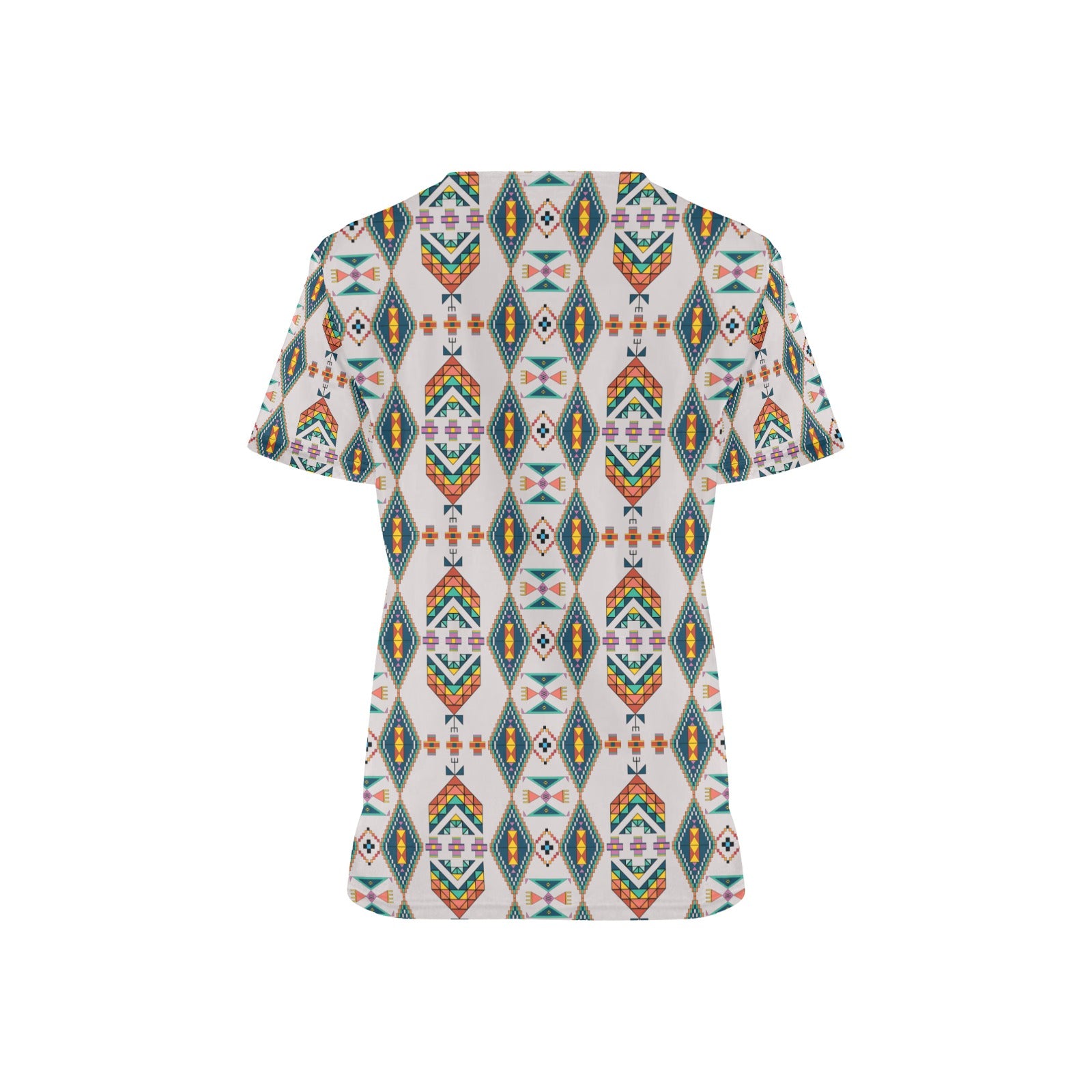Travois Tipi Grey Scrub Top